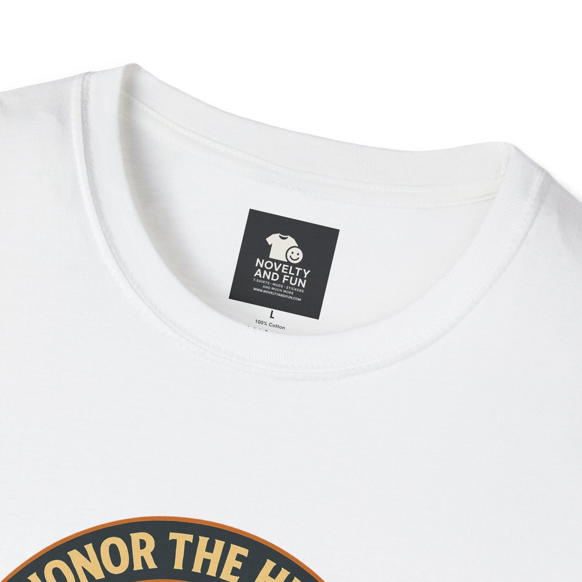 Honor The Hustle Unisex Graphic T-Shirt - Labor Day Construction Tee