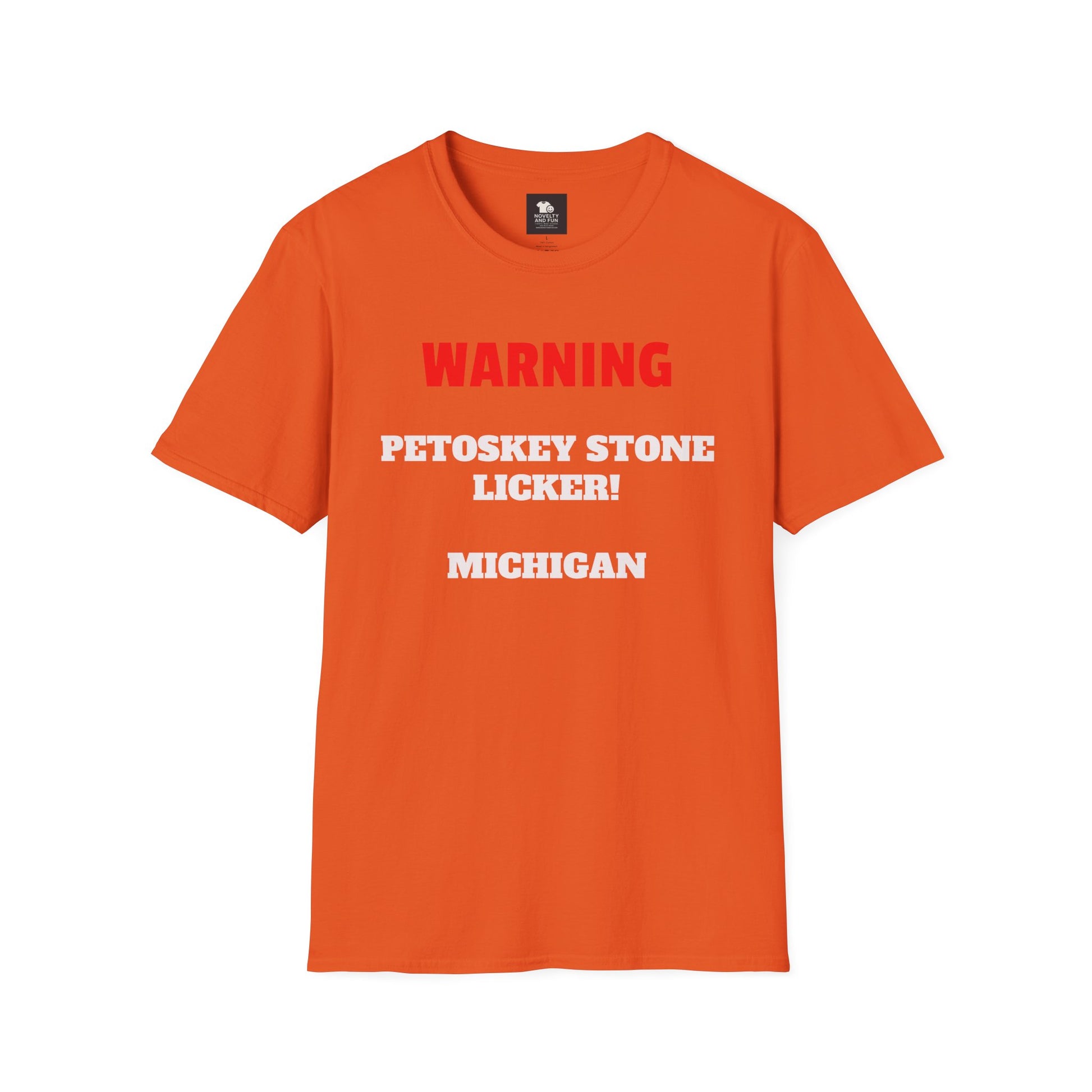 Petoskey Stone Licker Unisex Softstyle T-Shirt - Perfect for Michigan Lovers