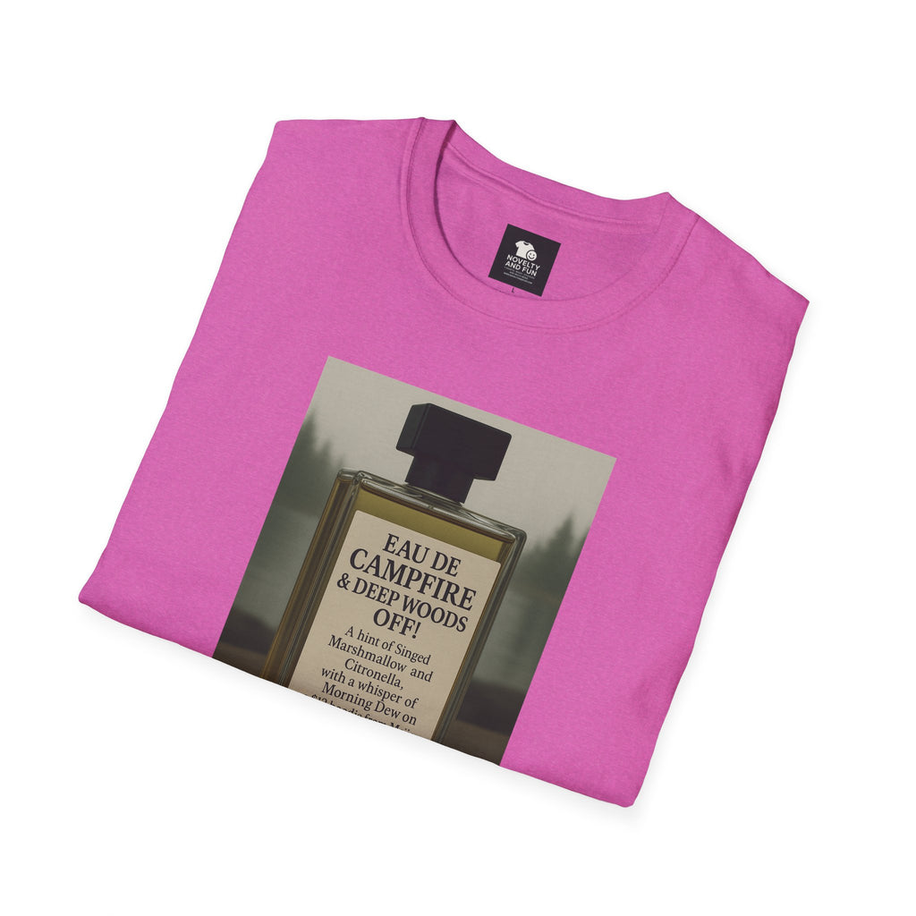 Campfire T-Shirt - Fun Michigan Camping Scent Tee