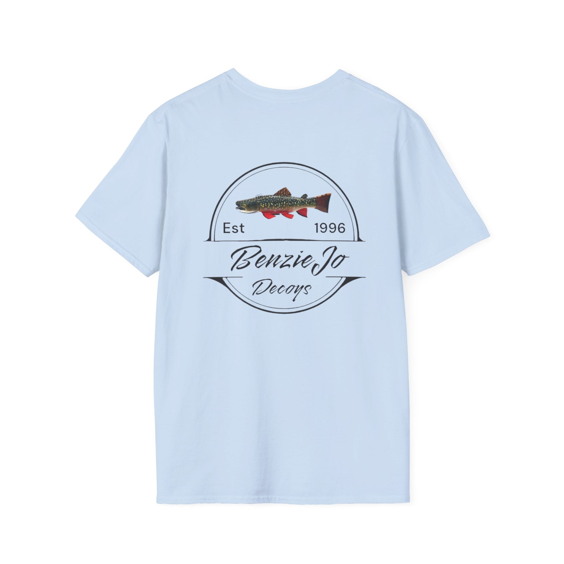 Front and Back Michigan BenzieJo Fish Decoys T-Shirt
