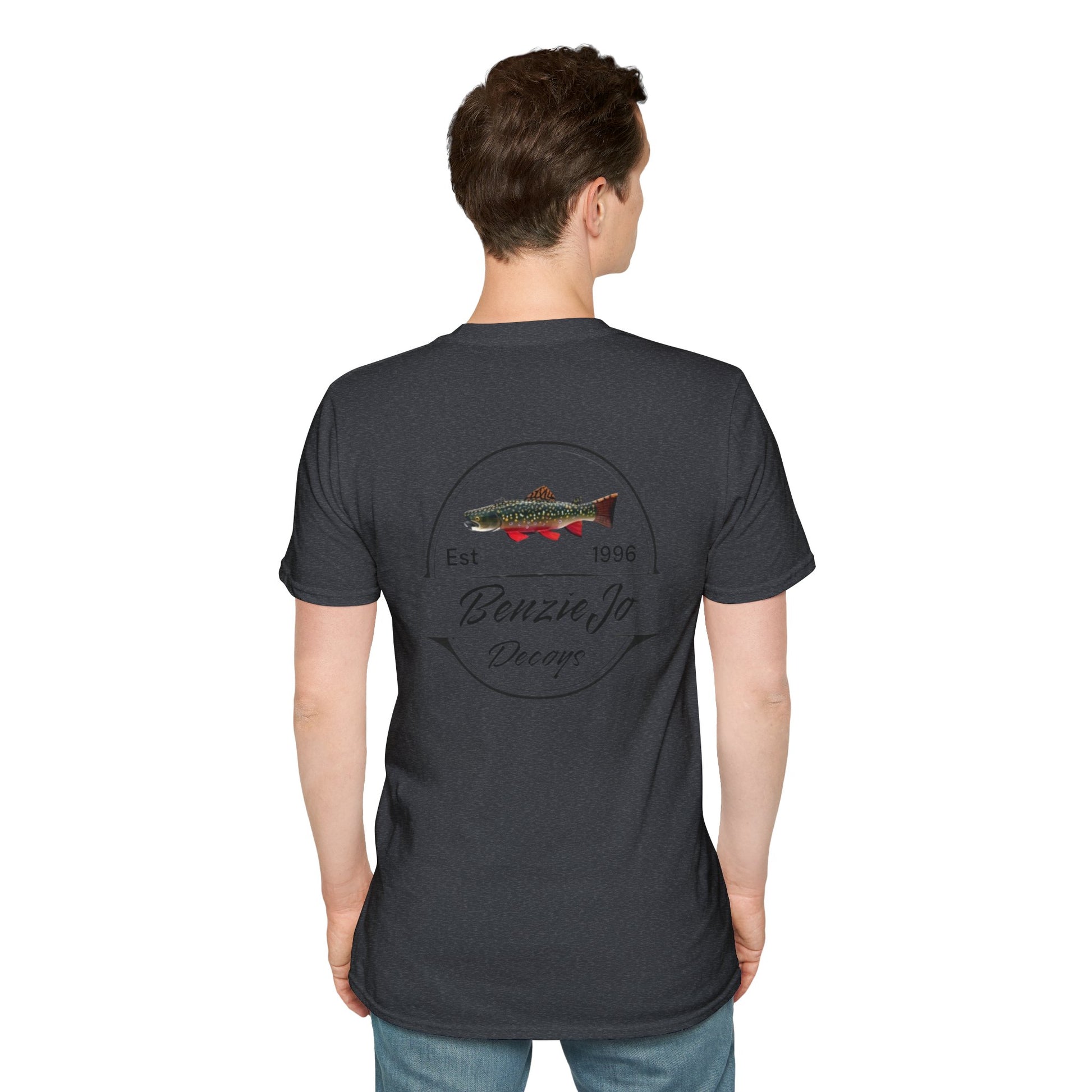 Front and Back Michigan BenzieJo Fish Decoys T-Shirt