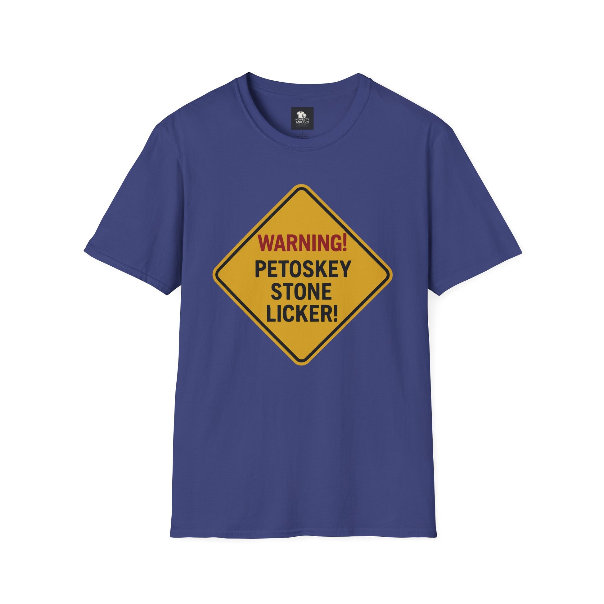 Warning! Contains Petoskey Stone Licker T-Shirt, Funny Gift, Unisex Tee, [...]