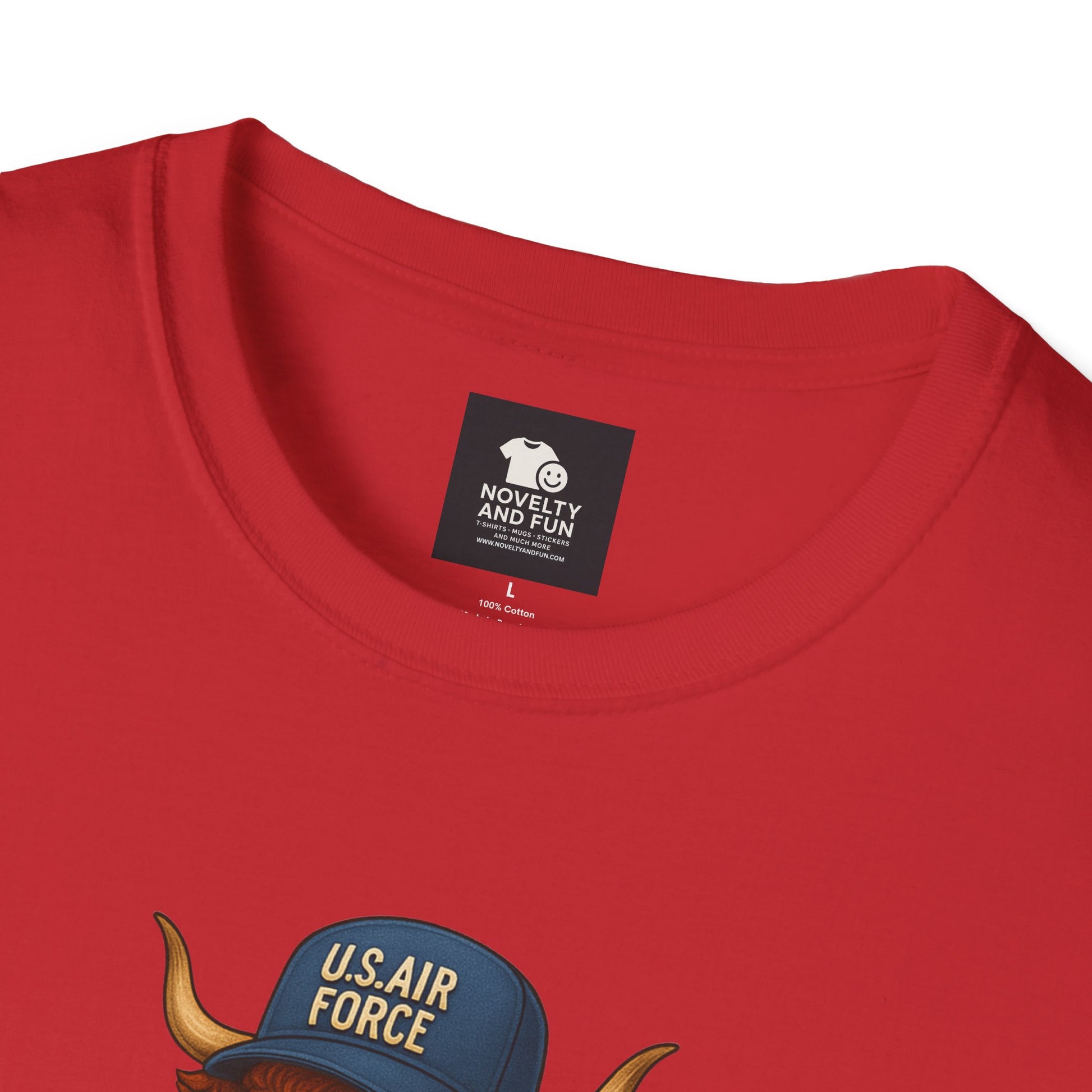Air Force Veteran's Day Highland Cow T-Shirt