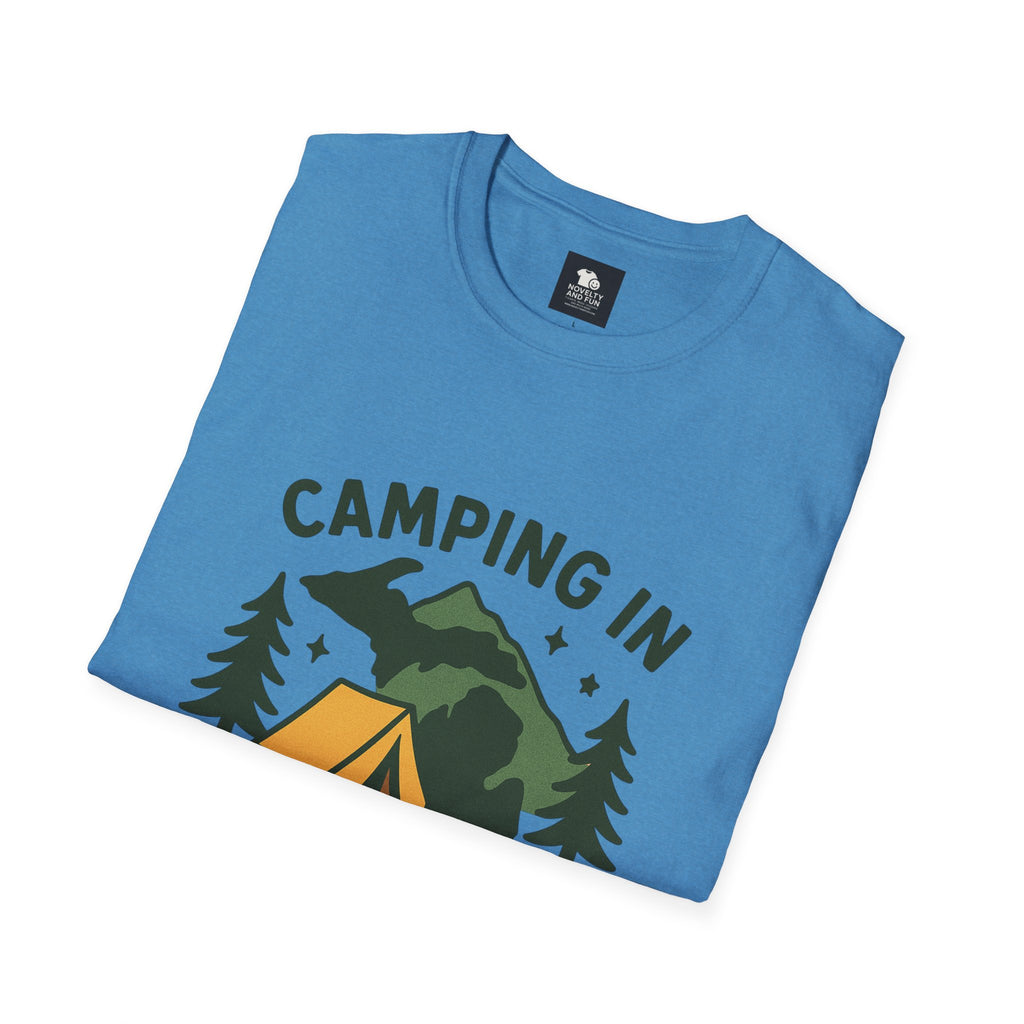 Michigan Camping Is Life T-Shirt - Outdoor Adventure Tee