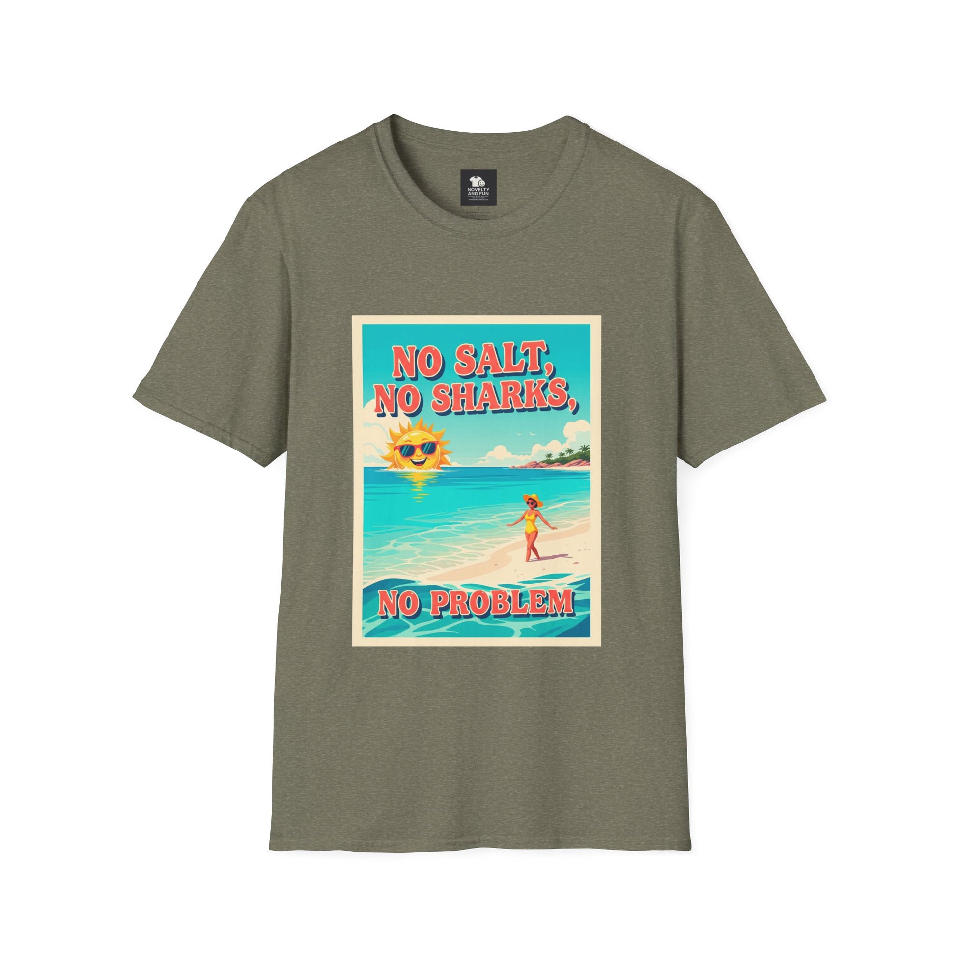 Beach Vibes Unisex T-Shirt | Summer Fun Tee, Vacation Shirt, Surf Style, Gift for Beach Lovers, Lake Lovers Apparel