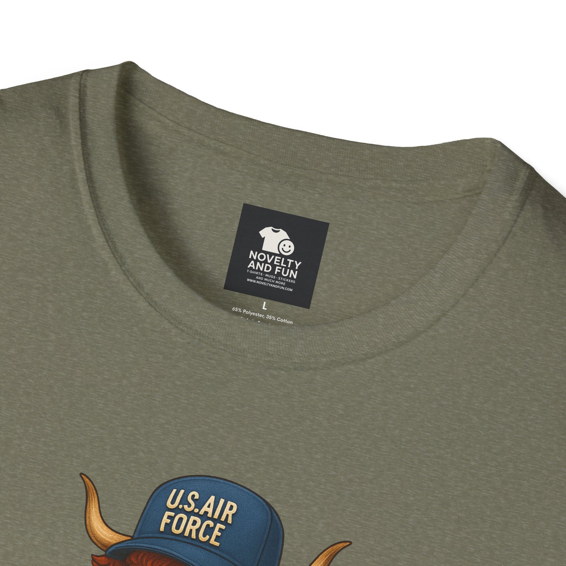 Air Force Veteran's Day Highland Cow T-Shirt