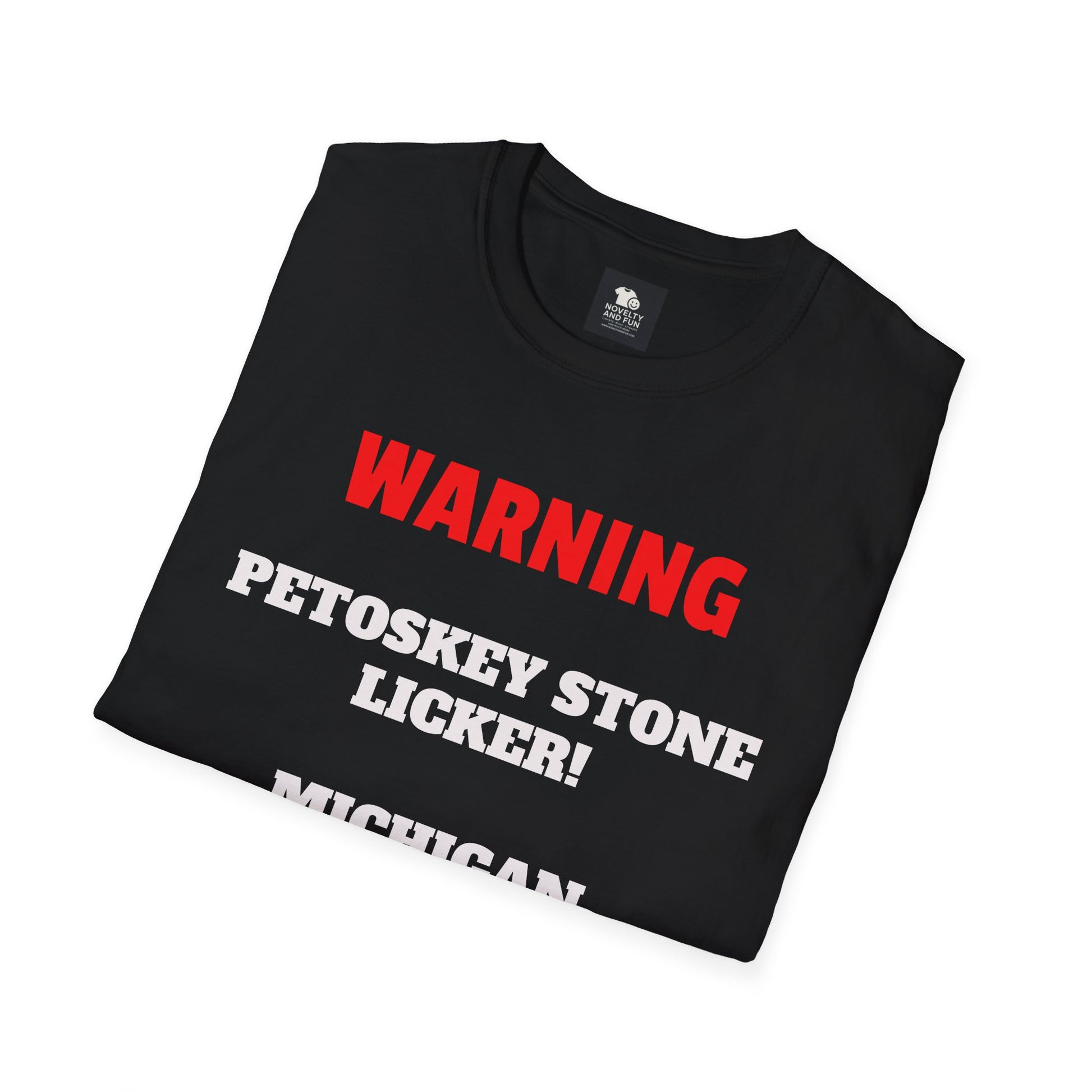 Petoskey Stone Licker Unisex Softstyle T-Shirt - Perfect for Michigan Lovers