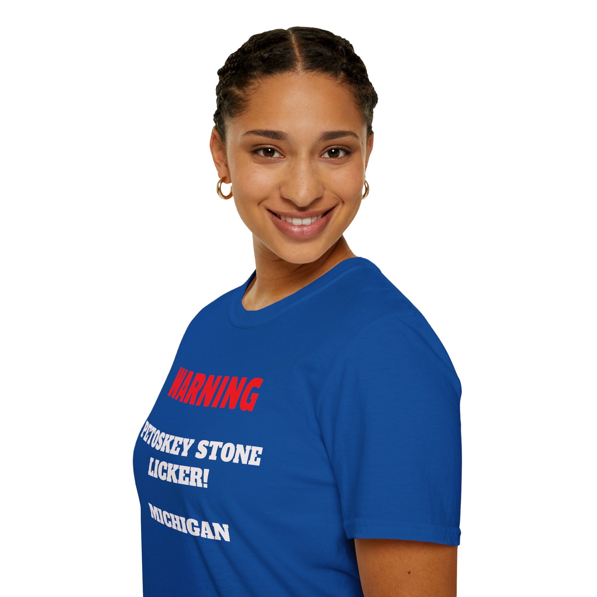 Petoskey Stone Licker Unisex Softstyle T-Shirt - Perfect for Michigan Lovers
