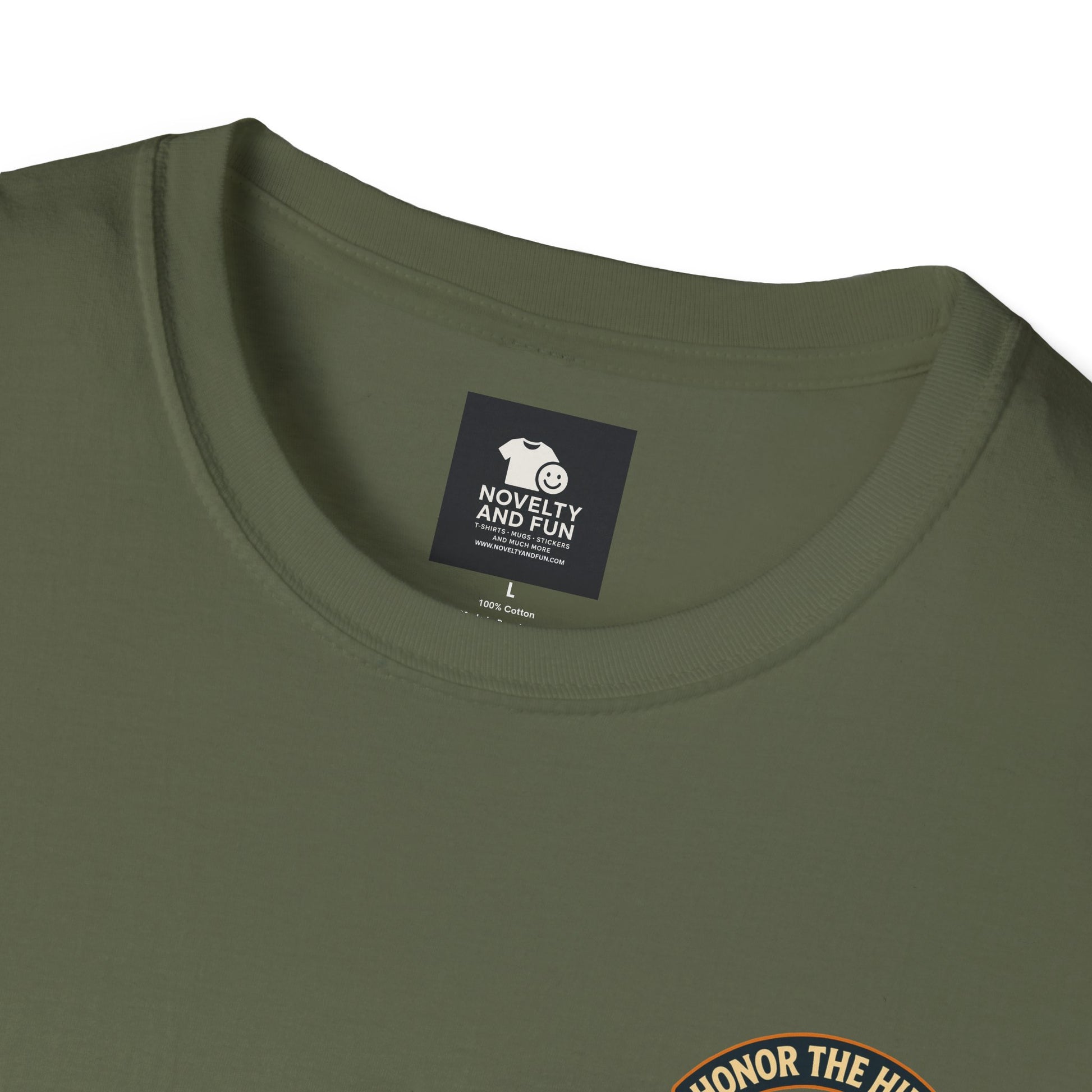 Celebrate Labor Day with Our Happy Highland Cow T-Shirt Front and Back!