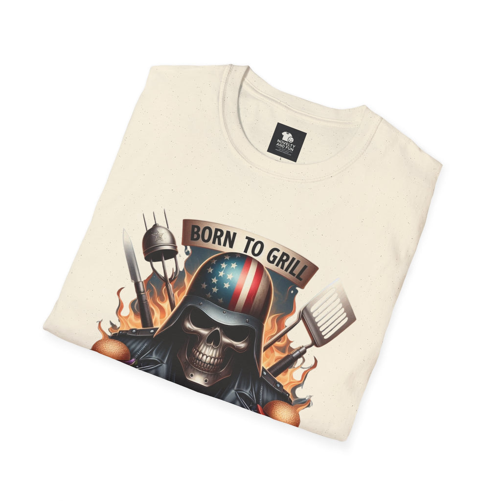 Born to Grill No. 1 Dad T-Shirt - Perfect Gift for Father's Day & BBQ Lovers