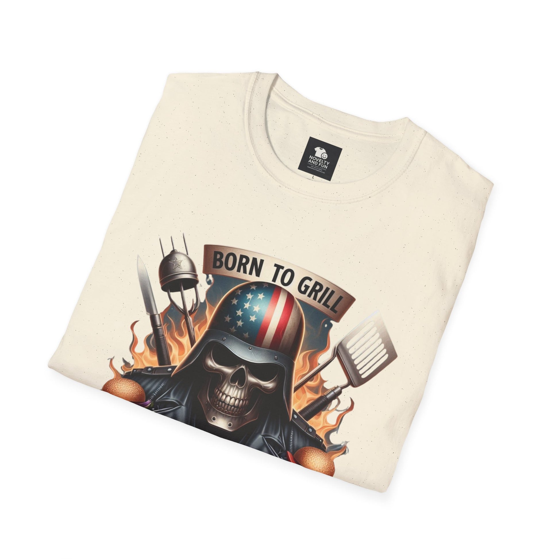 Born to Grill No. 1 Dad T-Shirt - Perfect Gift for Father's Day & BBQ Lovers