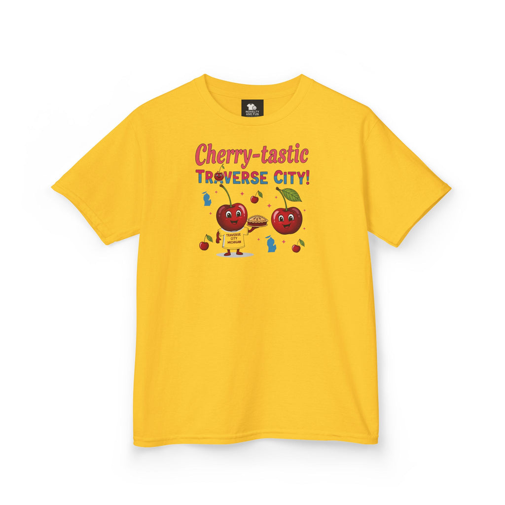 Cherry-tastic Traverse City Kids Tee | Fun Family Tee, Summer Shirt, Kids Gift, Fruit Themed T-shirt, Cherry Lovers Apparel