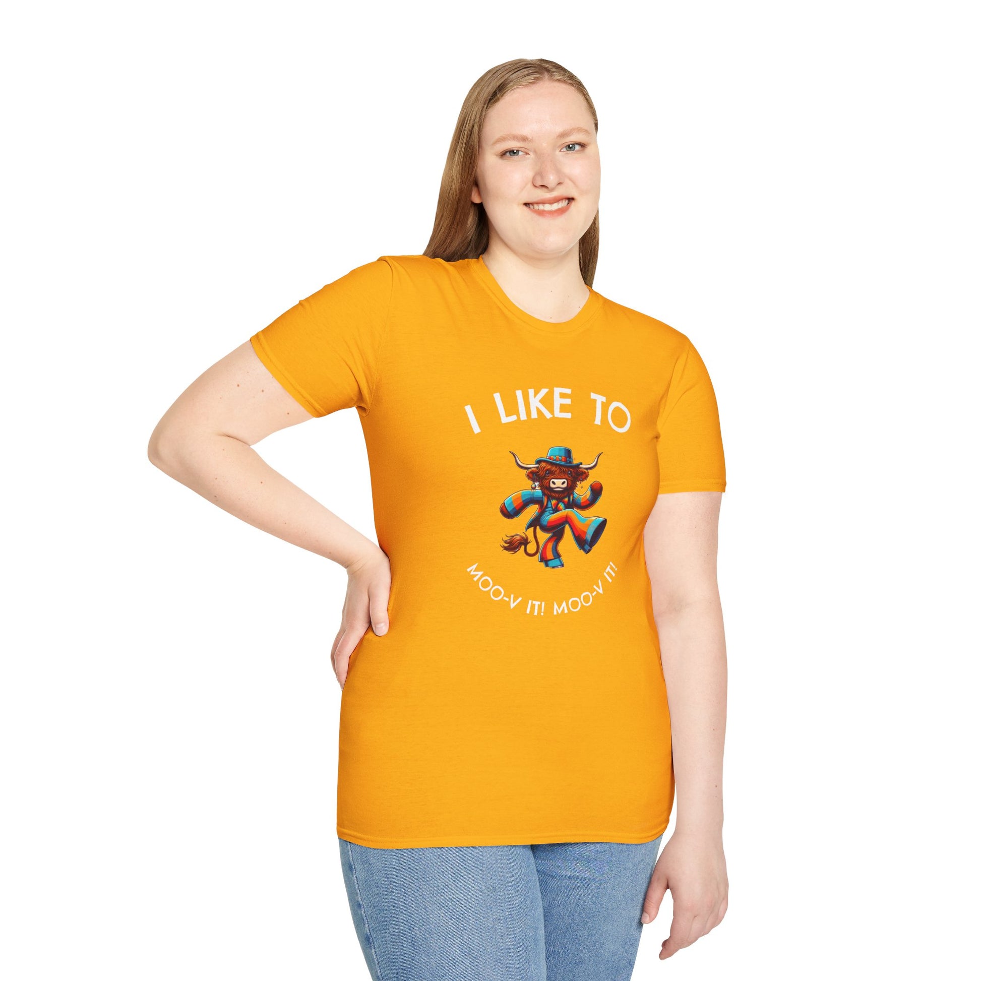 Colorful Highland Cow T-Shirt