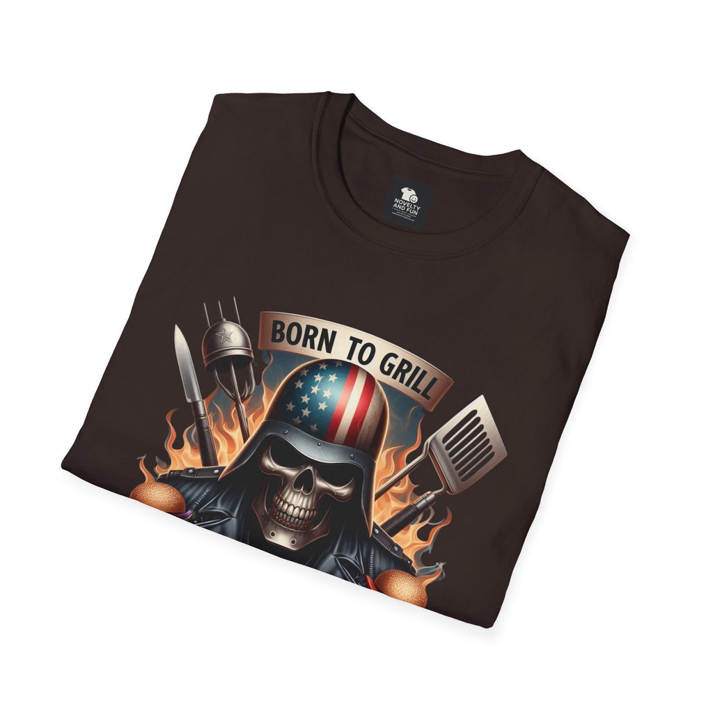 Born to Grill No. 1 Dad T-Shirt - Perfect Gift for Father's Day & BBQ Lovers