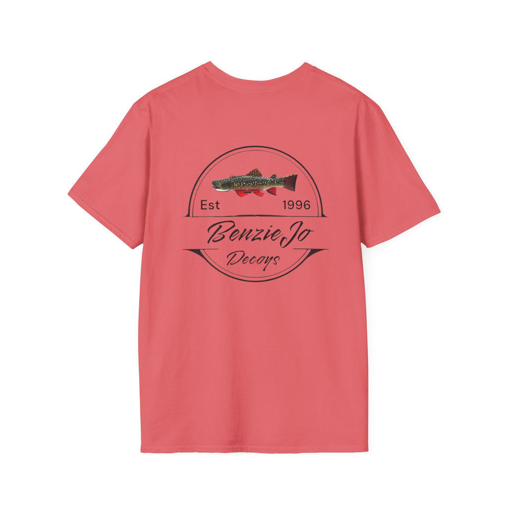 Front and Back Michigan BenzieJo Fish Decoys T-Shirt