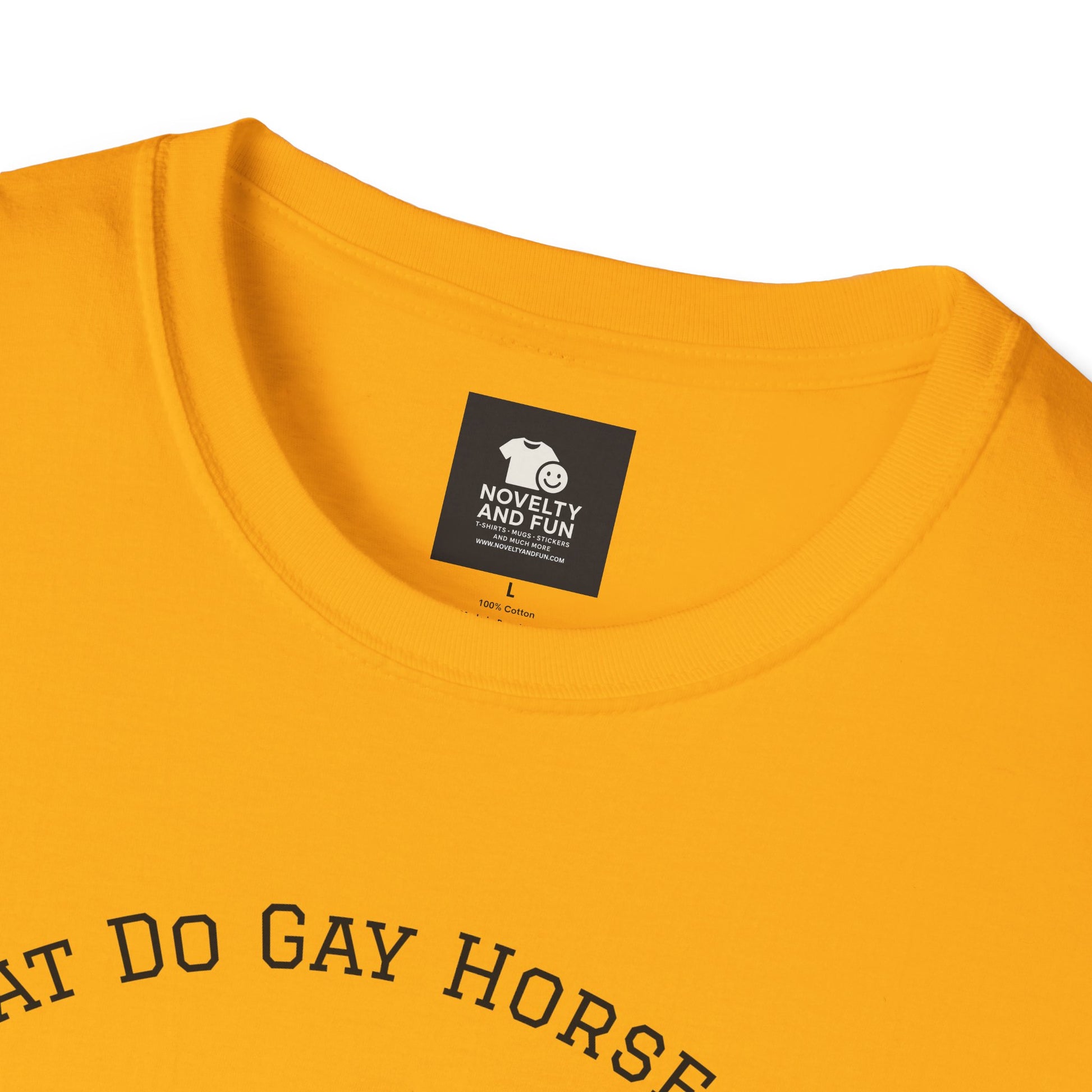 Rainbow Horse Humor T-Shirt, Gay Pride Tee, Funny Animal Shirt, LGBT Unisex