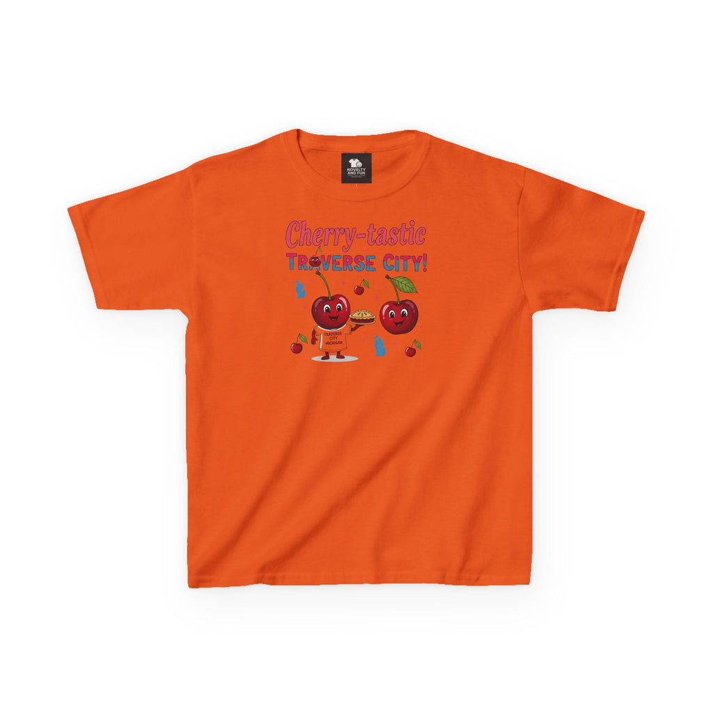 Cherry-tastic Traverse City Kids Tee | Fun Family Tee, Summer Shirt, Kids Gift, Fruit Themed T-shirt, Cherry Lovers Apparel