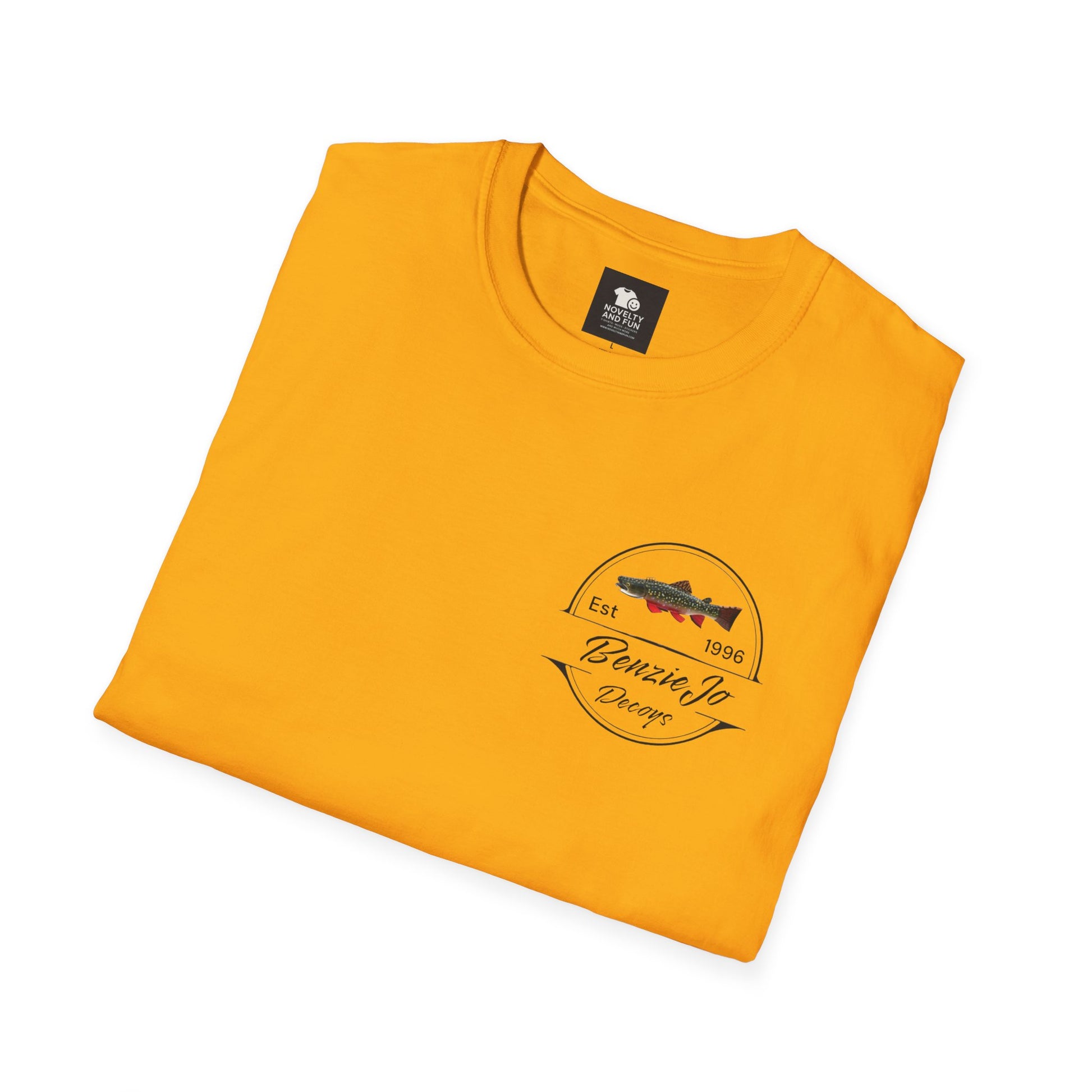 Front and Back Michigan BenzieJo Fish Decoys T-Shirt