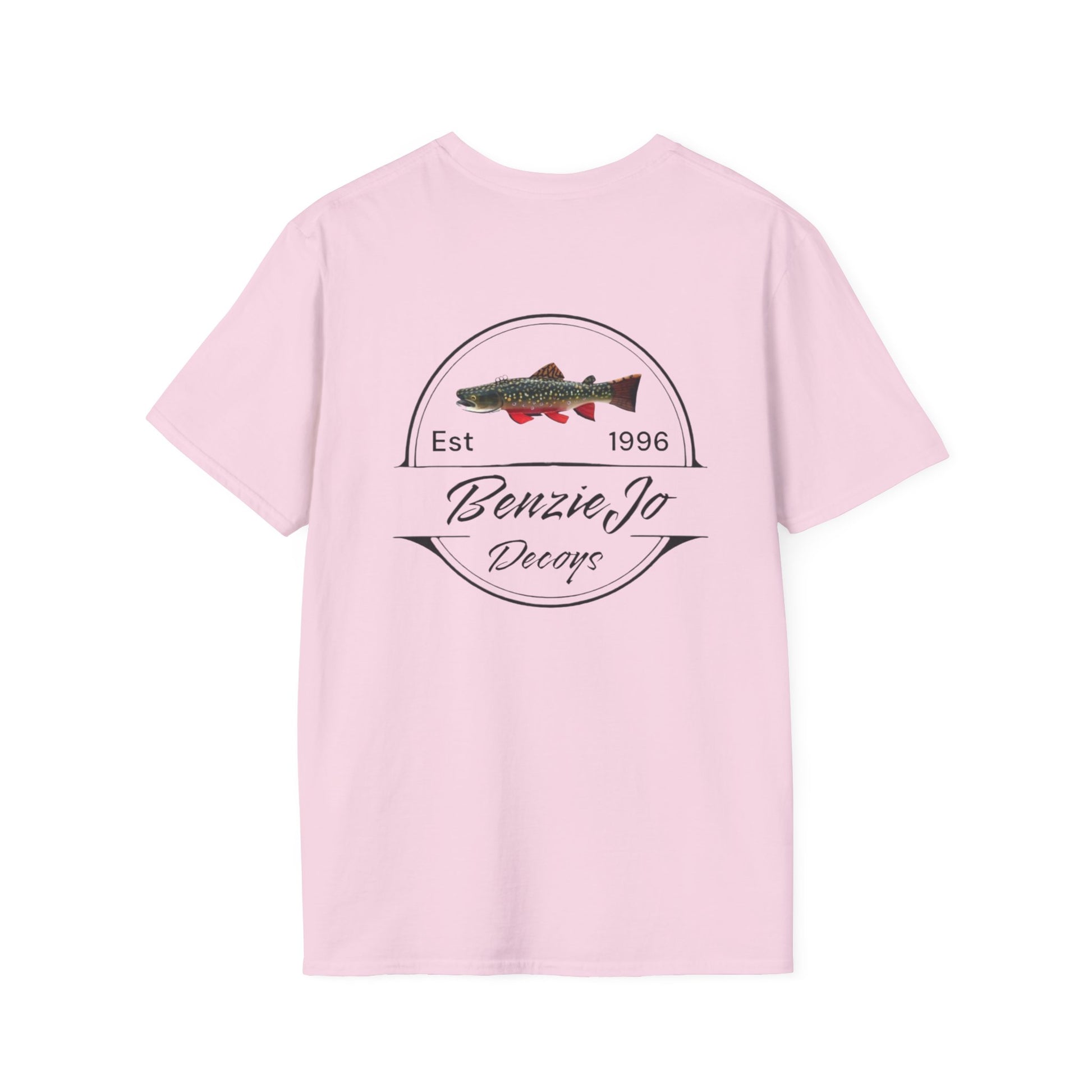 Front and Back Michigan BenzieJo Fish Decoys T-Shirt