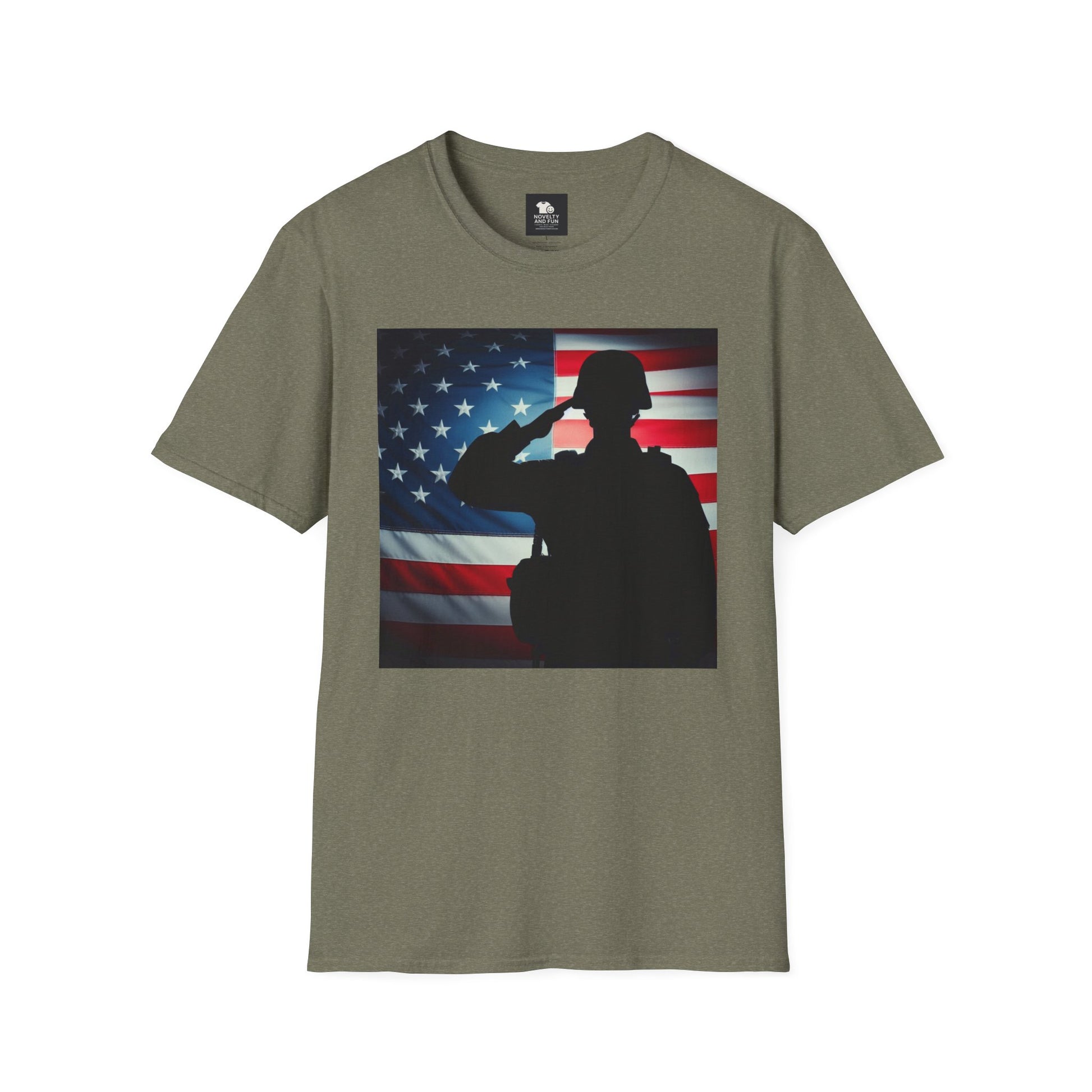 Salute to Service Unisex T-Shirt, Military Tribute Shirt, Patriotic Tee, Veteran Appreciation Gift, 4th of July Outfit, Americana Apparel