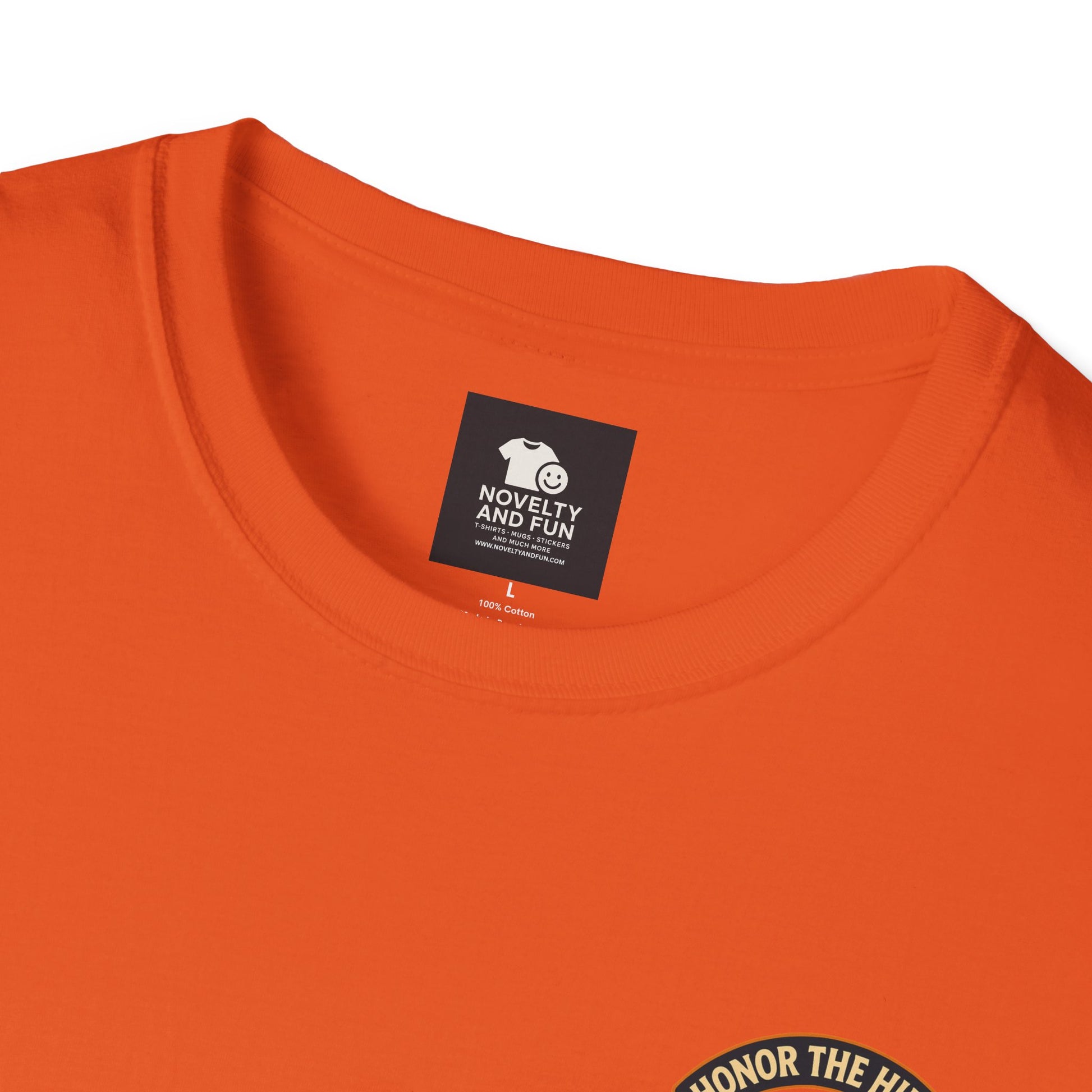 Celebrate Labor Day with Our Happy Highland Cow T-Shirt Front and Back!
