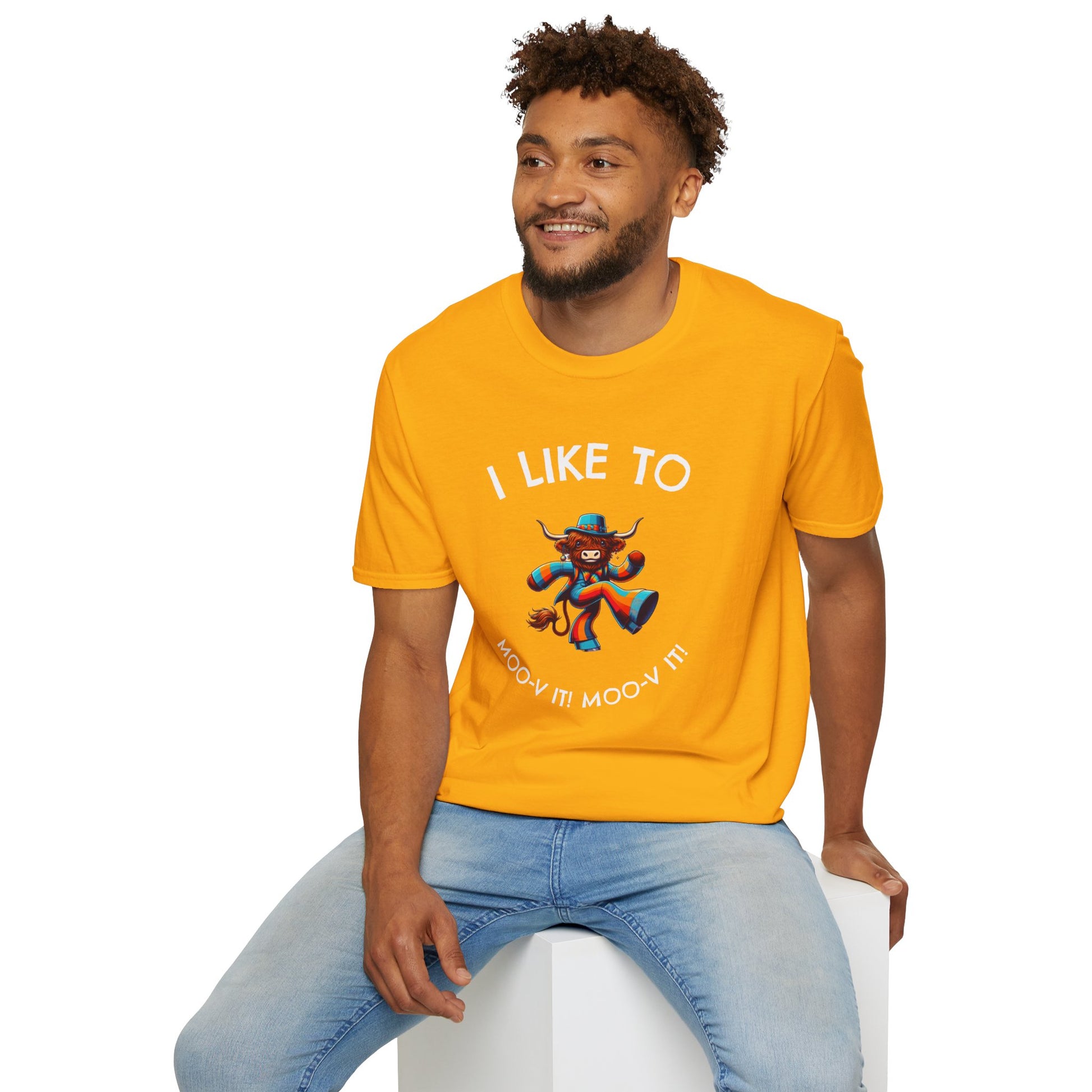 Colorful Highland Cow T-Shirt