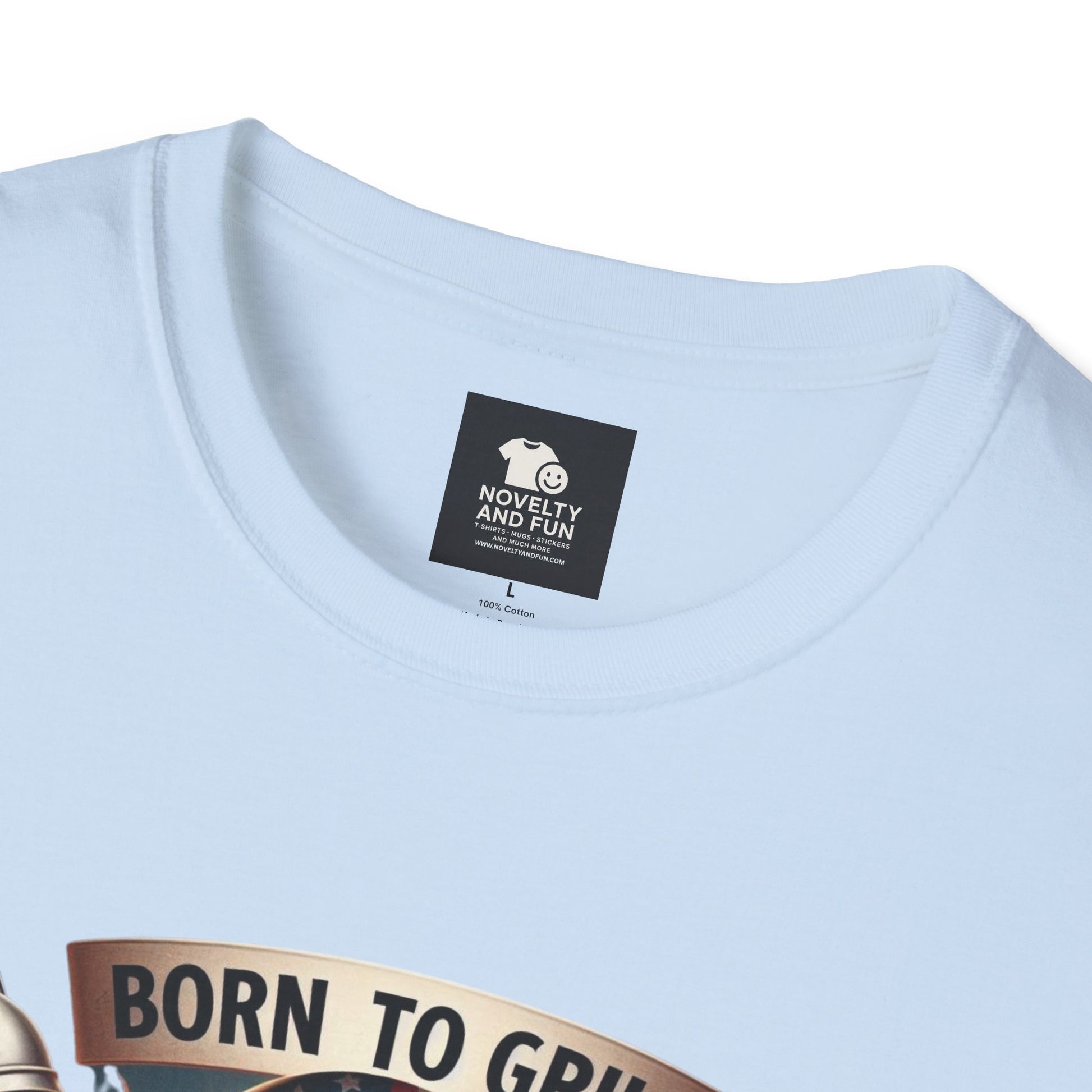 Born to Grill No. 1 Dad T-Shirt - Perfect Gift for Father's Day & BBQ Lovers