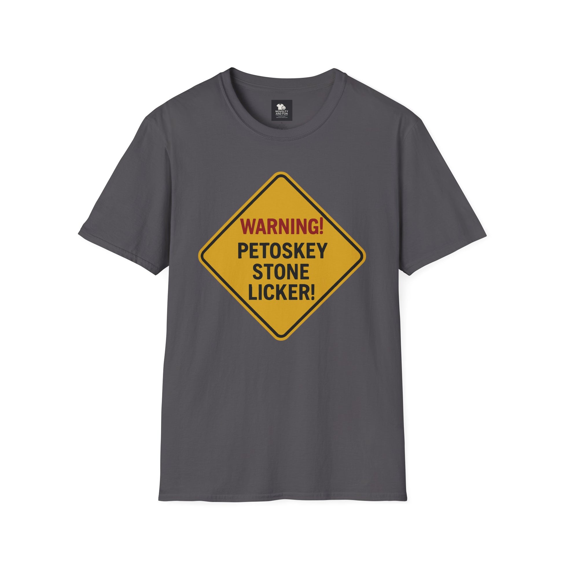 Warning! Contains Petoskey Stone Licker T-Shirt, Funny Gift, Unisex Tee, [...]