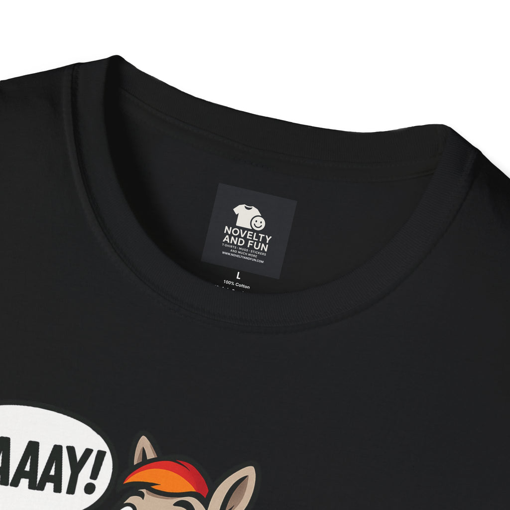 Rainbow Horse Graphic HAAAY T-Shirt, Funny Gift, Pride Apparel, Cute Graphic Tee, LGBTQ Pride Shirt, Colorful Horse Tee,