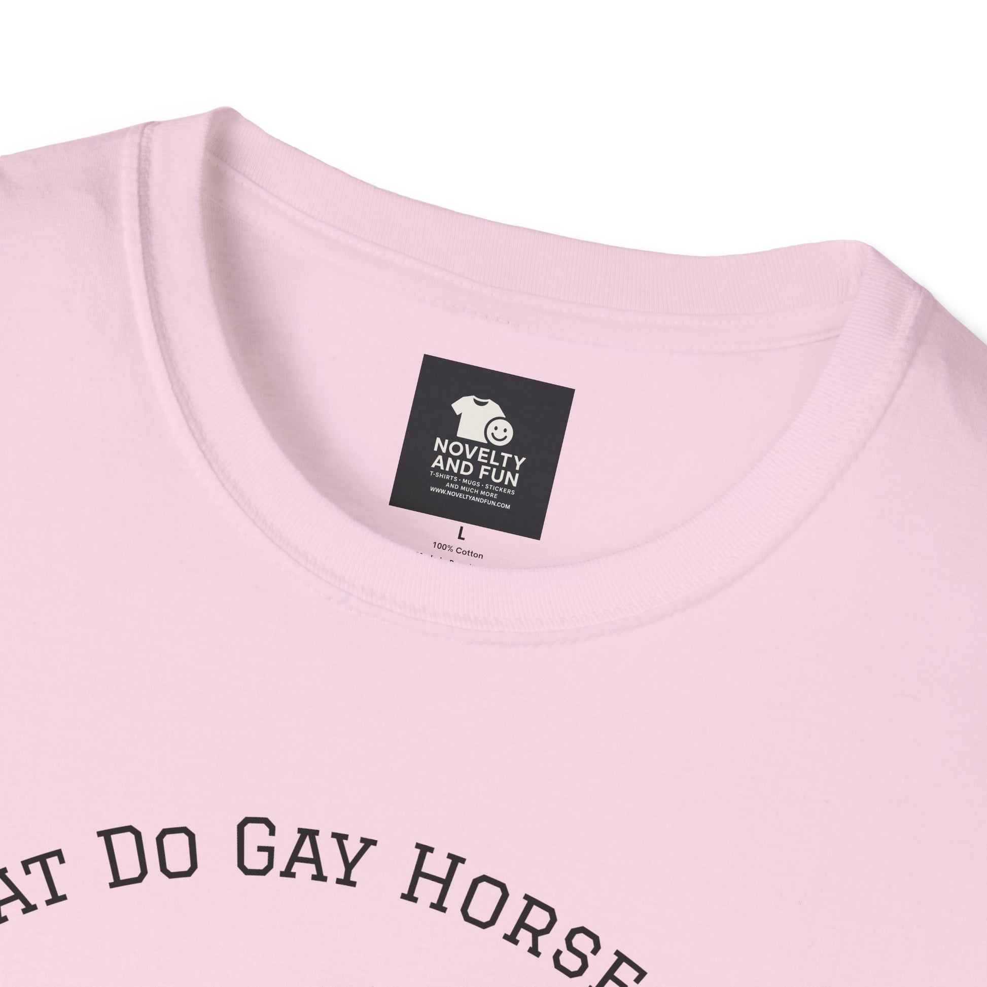 Rainbow Horse Humor T-Shirt, Gay Pride Tee, Funny Animal Shirt, LGBT Unisex