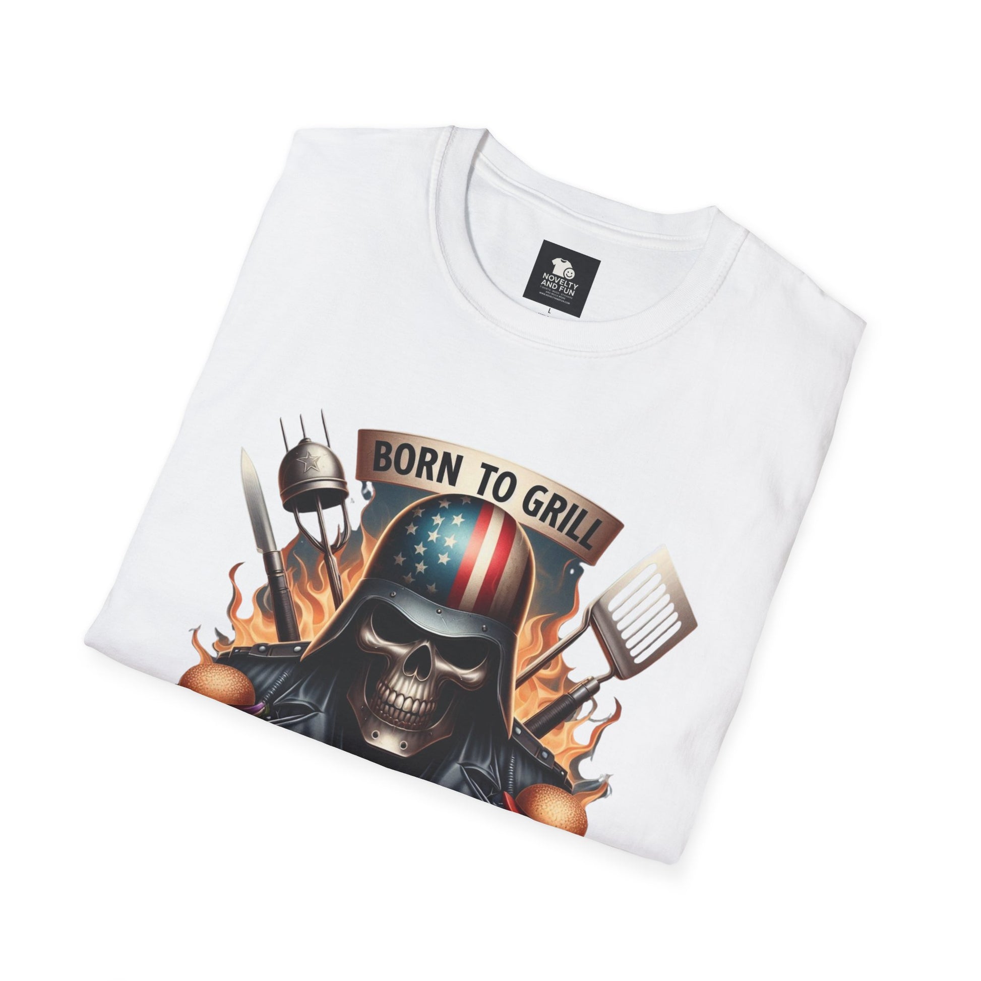 Born to Grill No. 1 Dad T-Shirt - Perfect Gift for Father's Day & BBQ Lovers