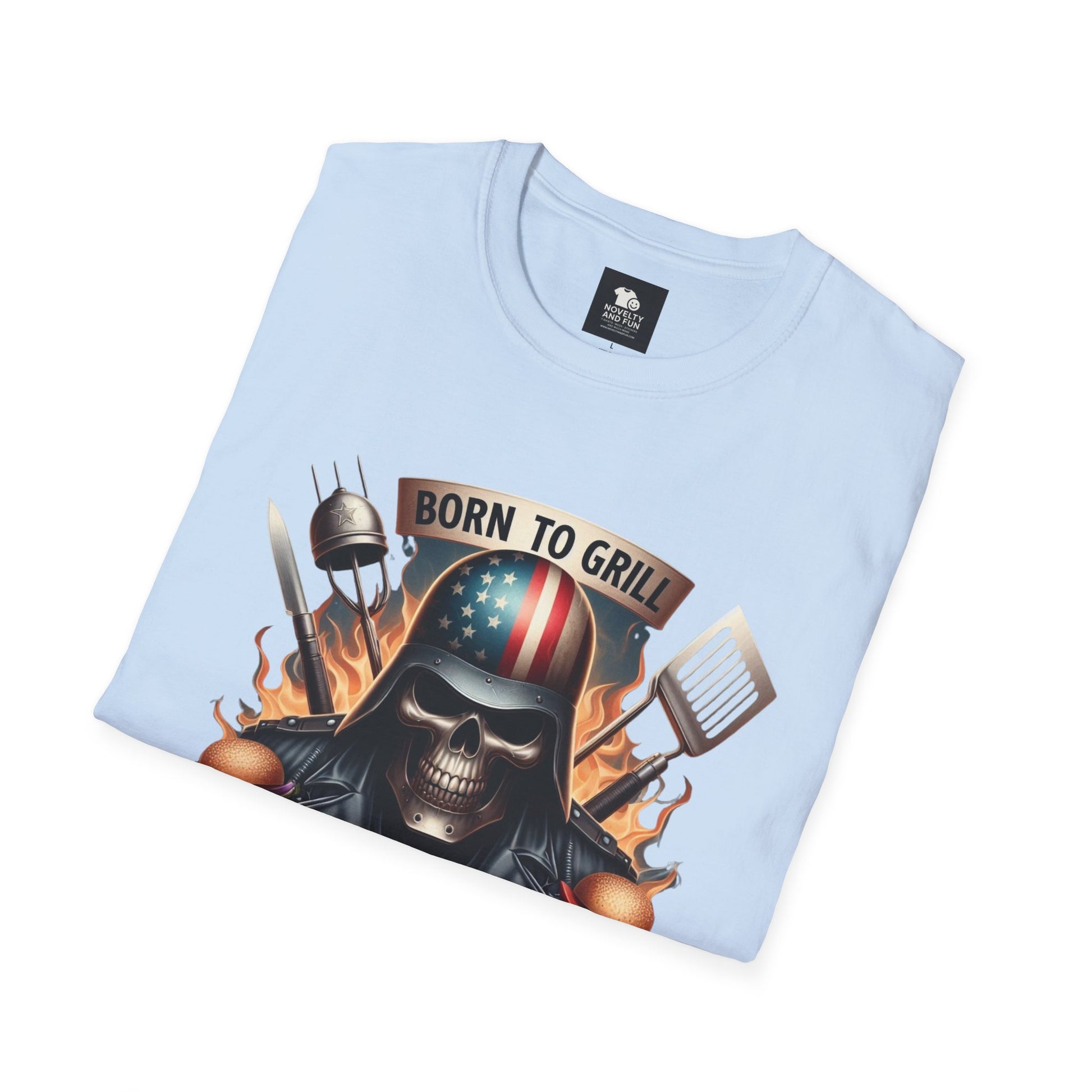 Born to Grill No. 1 Dad T-Shirt - Perfect Gift for Father's Day & BBQ Lovers