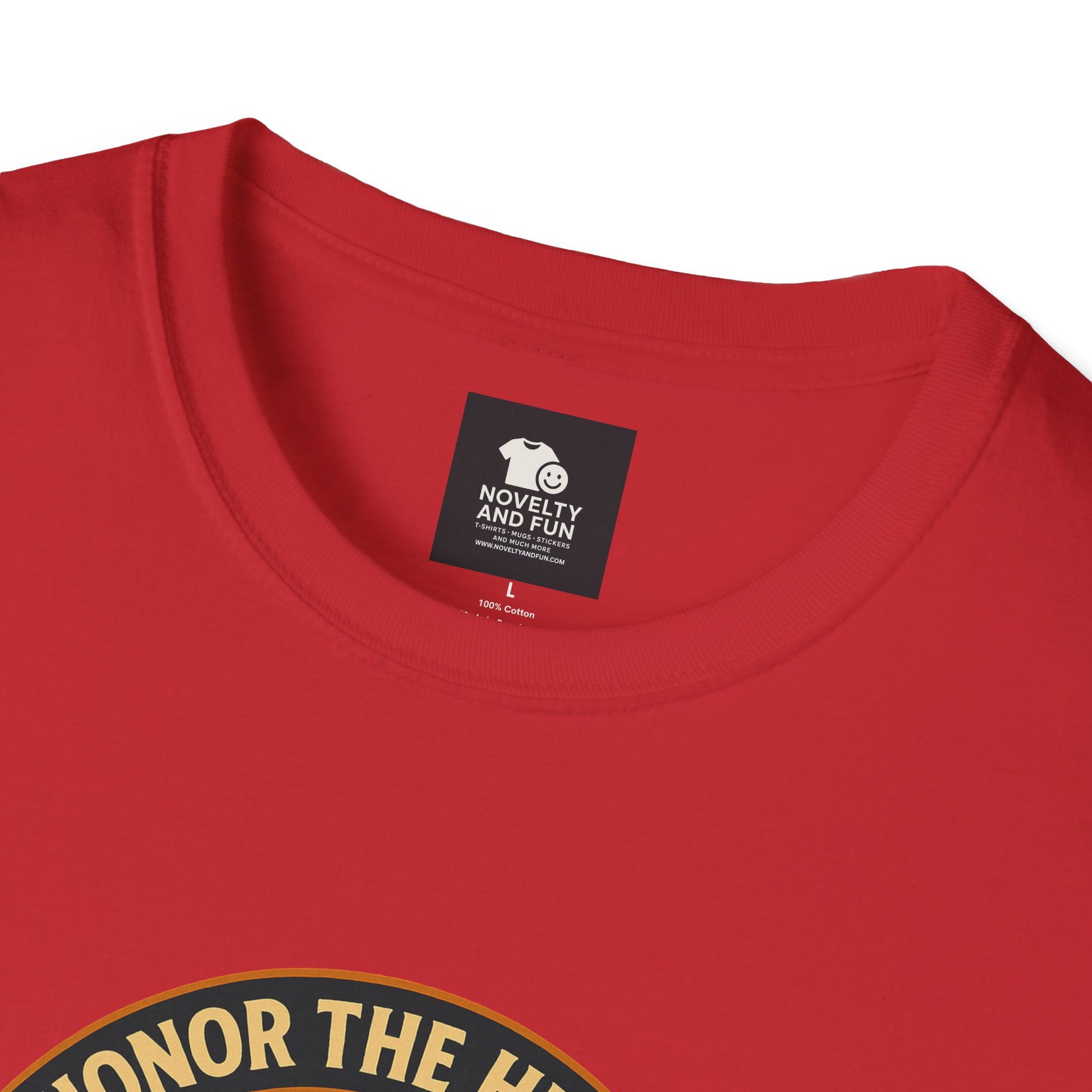 Honor The Hustle Unisex Graphic T-Shirt - Labor Day Construction Tee