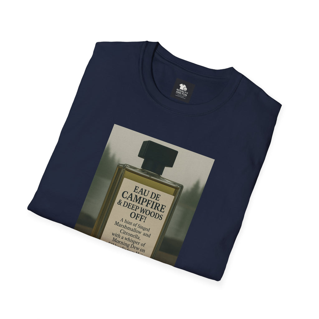 Campfire T-Shirt - Fun Michigan Camping Scent Tee