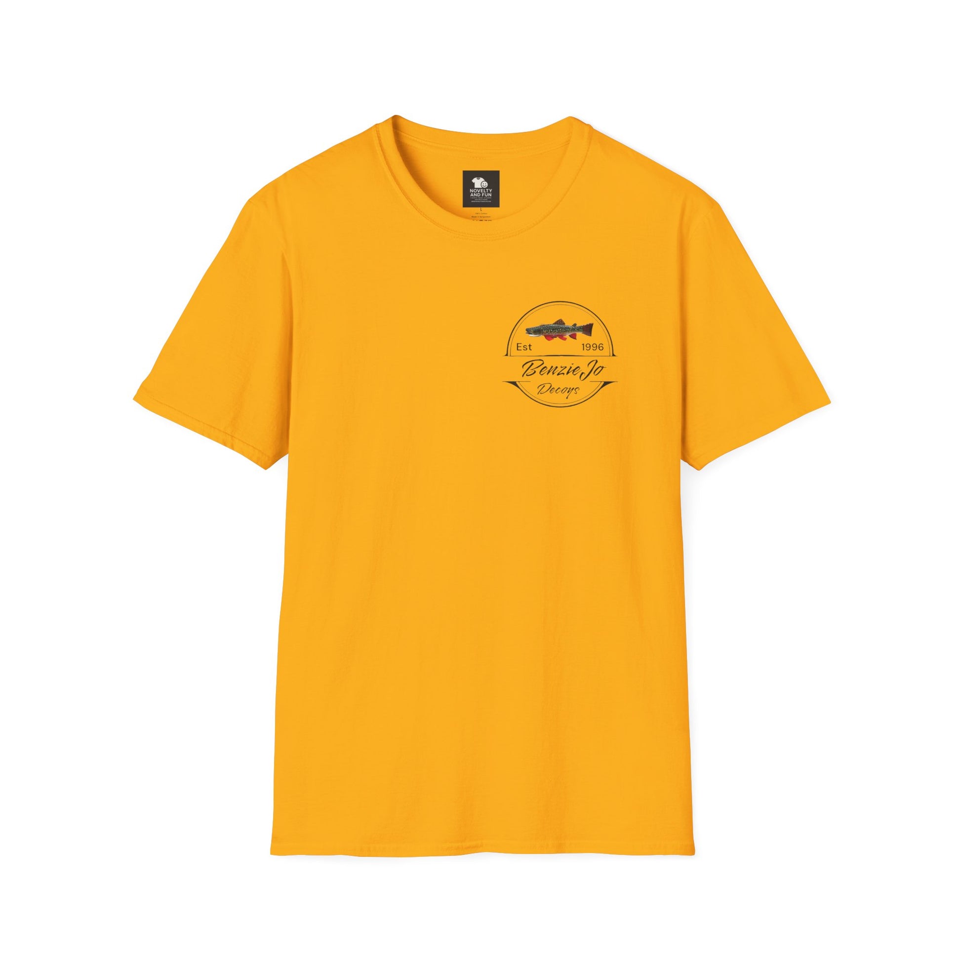 Front and Back Michigan BenzieJo Fish Decoys T-Shirt