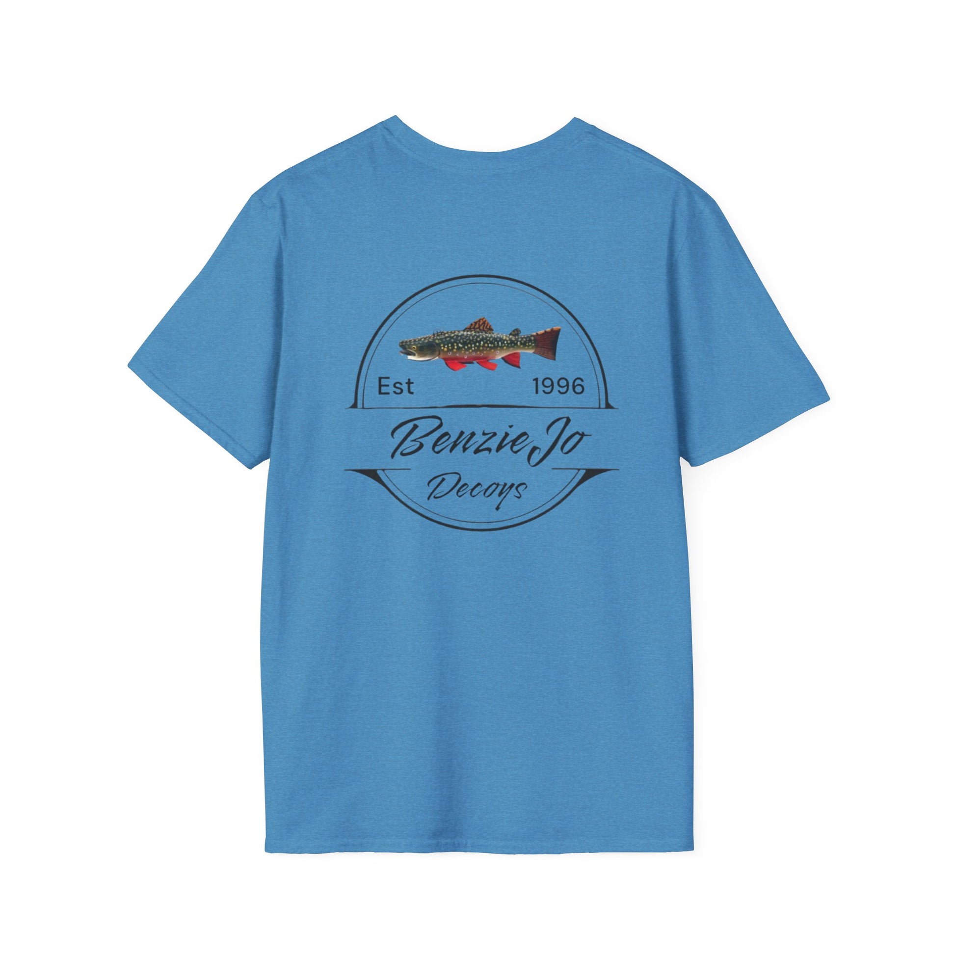Front and Back Michigan BenzieJo Fish Decoys T-Shirt