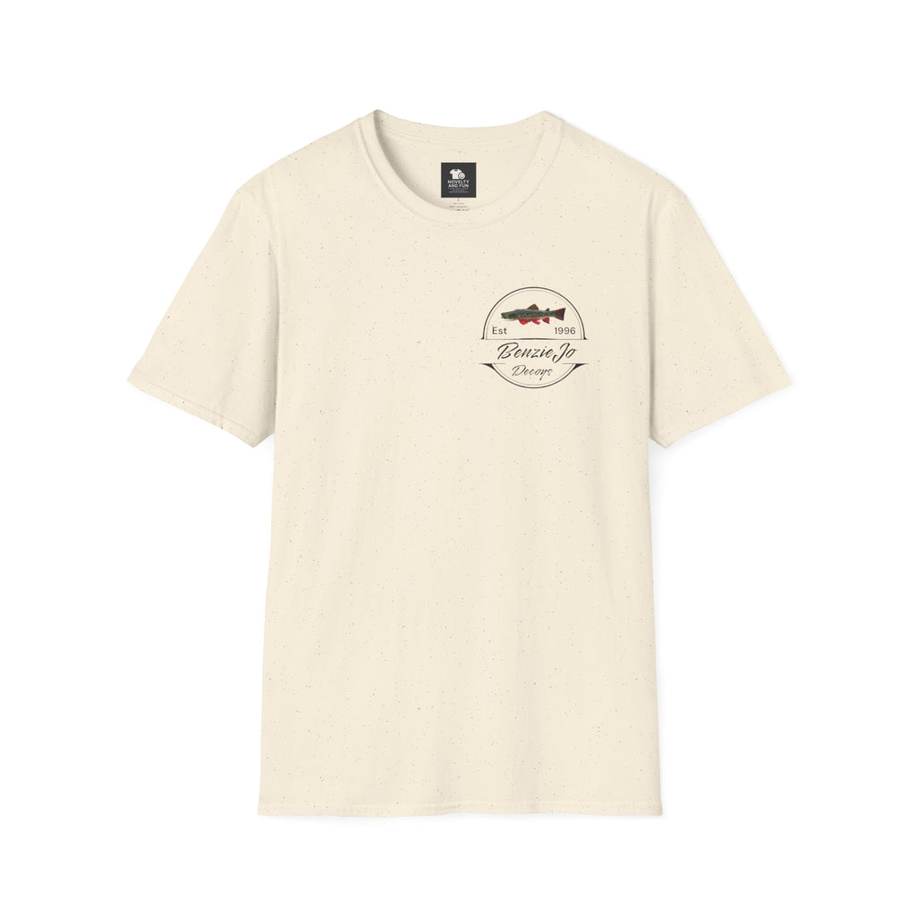 Front and Back Michigan BenzieJo Fish Decoys T-Shirt