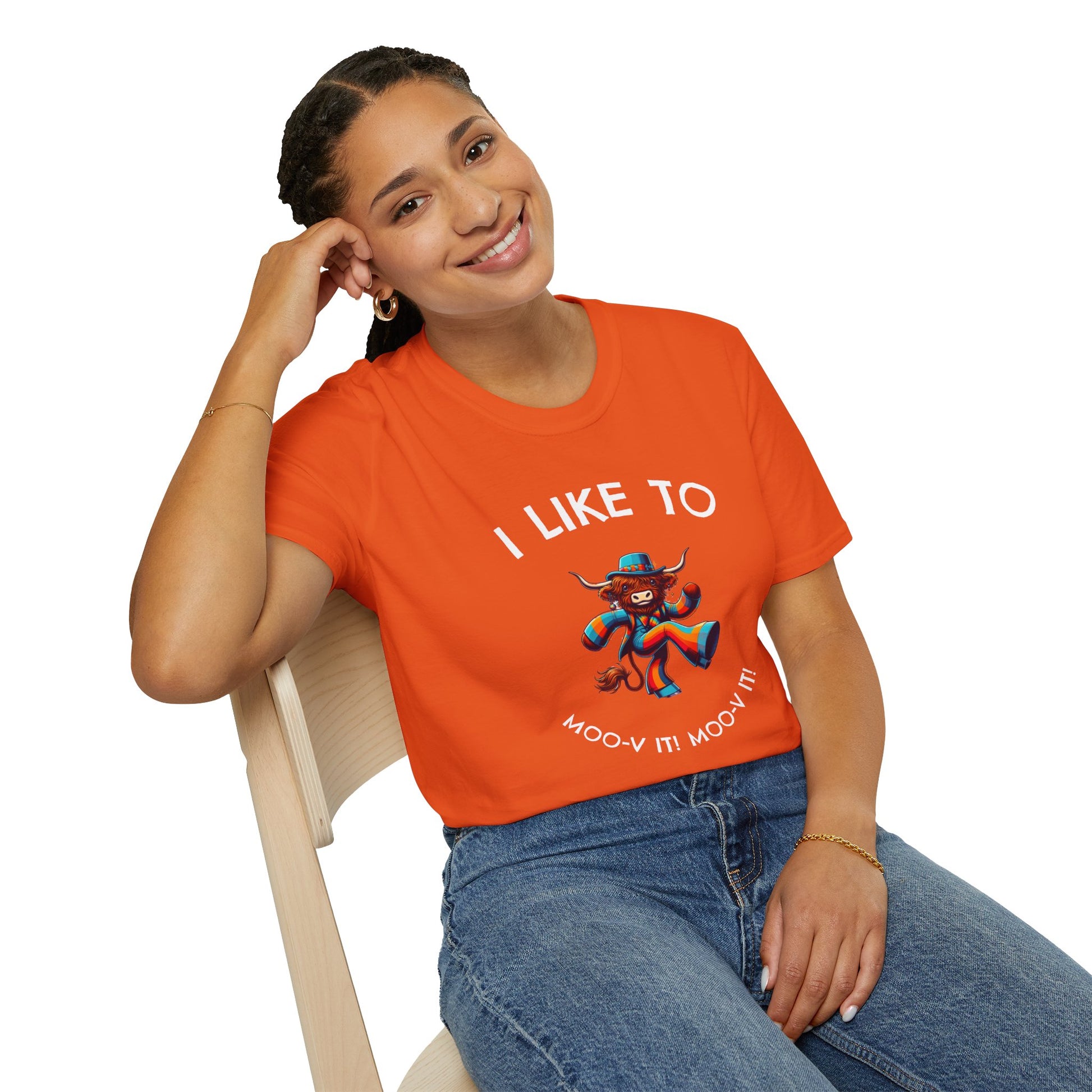 Colorful Highland Cow T-Shirt