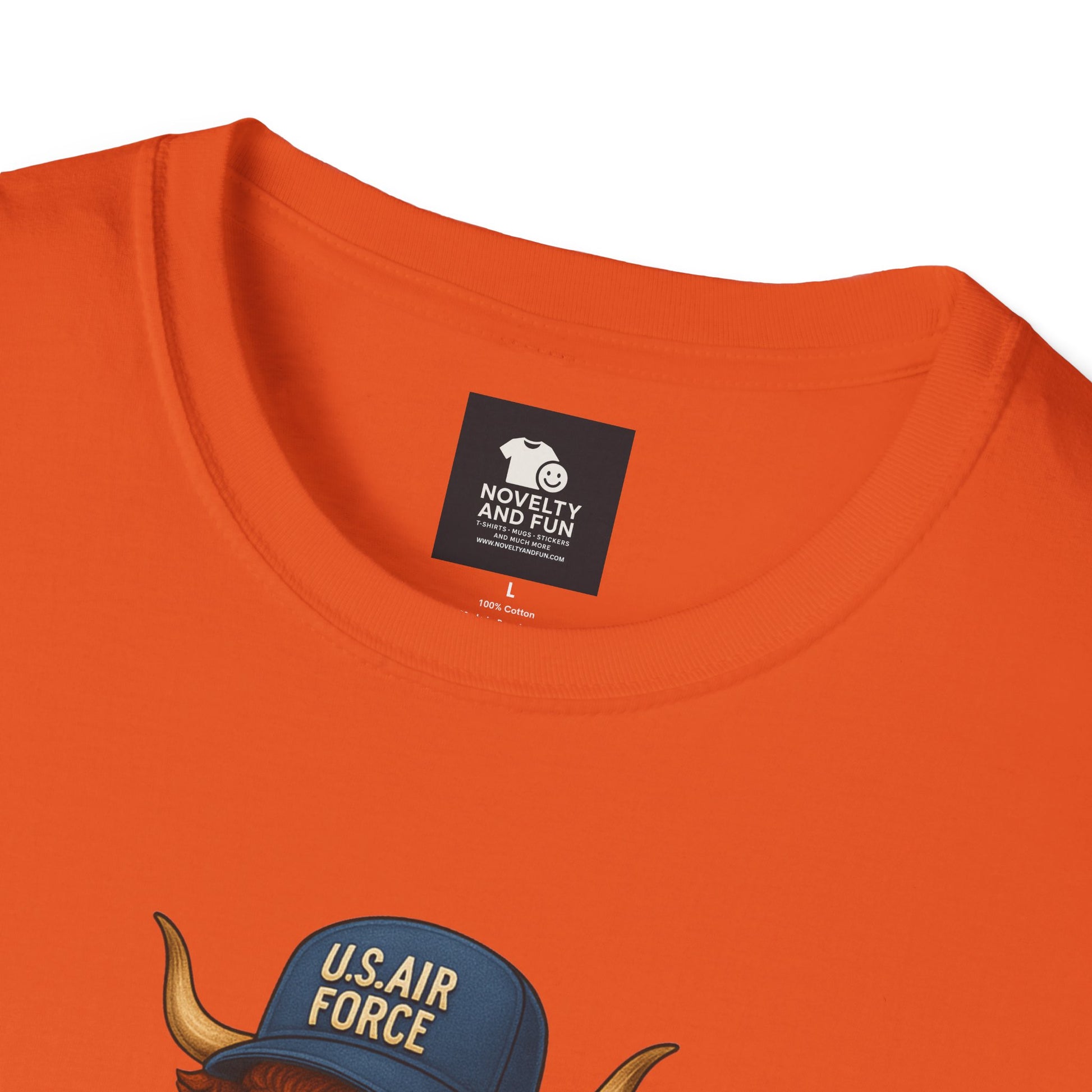Air Force Veteran's Day Highland Cow T-Shirt