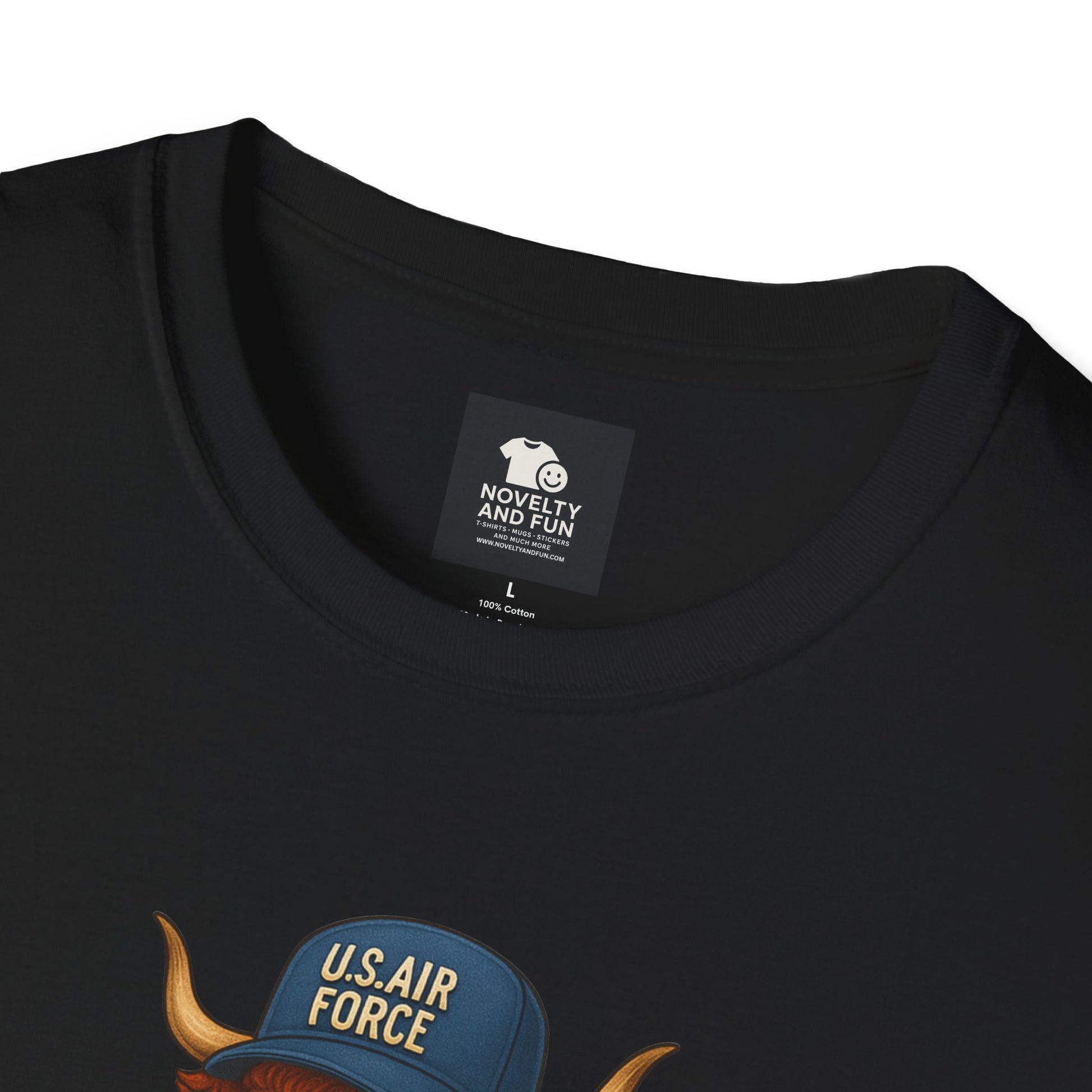 Air Force Veteran's Day Highland Cow T-Shirt
