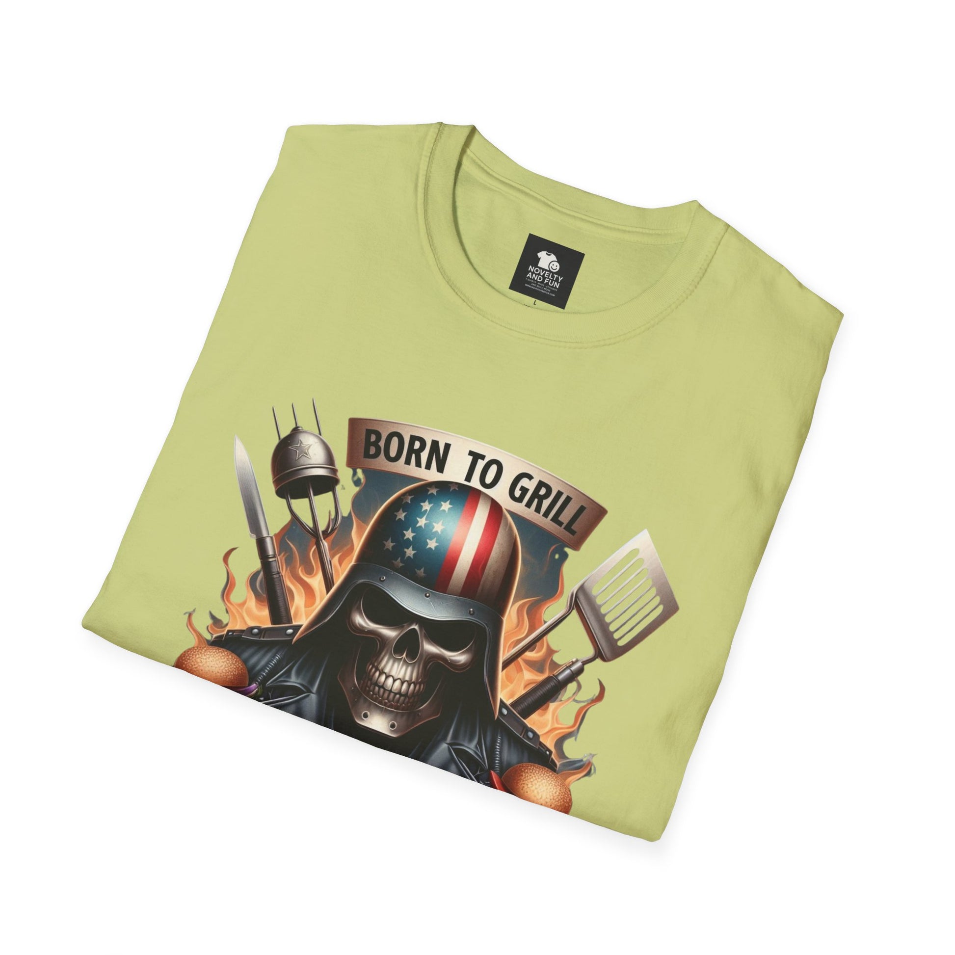Born to Grill No. 1 Dad T-Shirt - Perfect Gift for Father's Day & BBQ Lovers