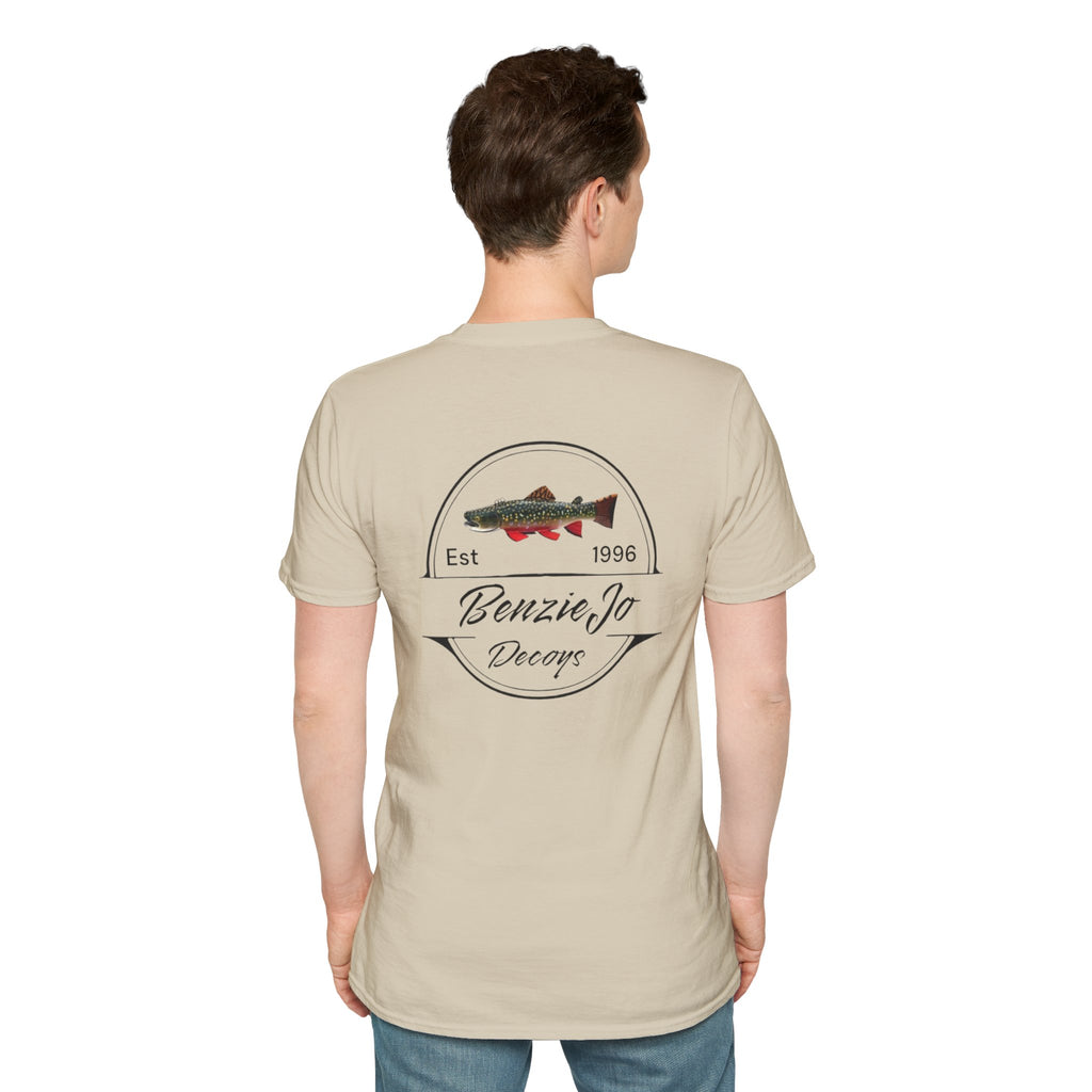 Front and Back Michigan BenzieJo Fish Decoys T-Shirt