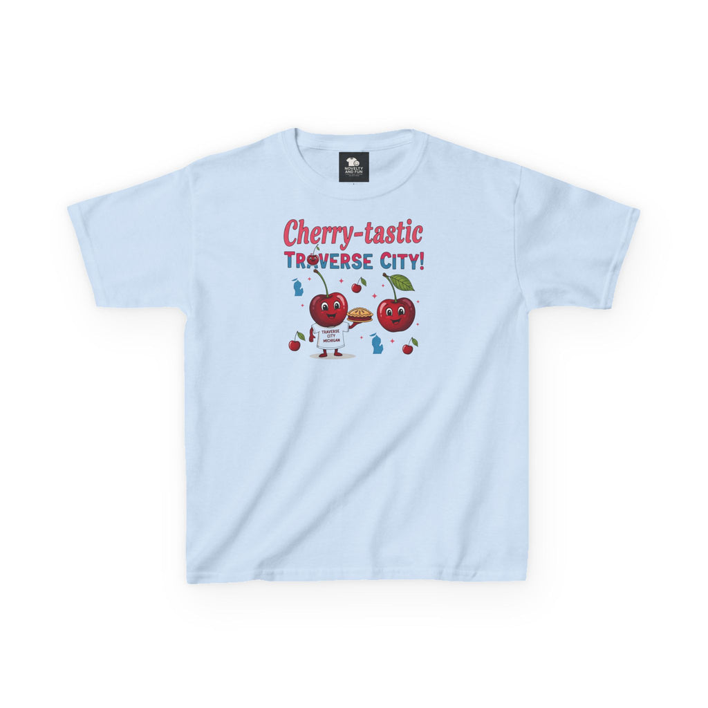 Cherry-tastic Traverse City Kids Tee | Fun Family Tee, Summer Shirt, Kids Gift, Fruit Themed T-shirt, Cherry Lovers Apparel