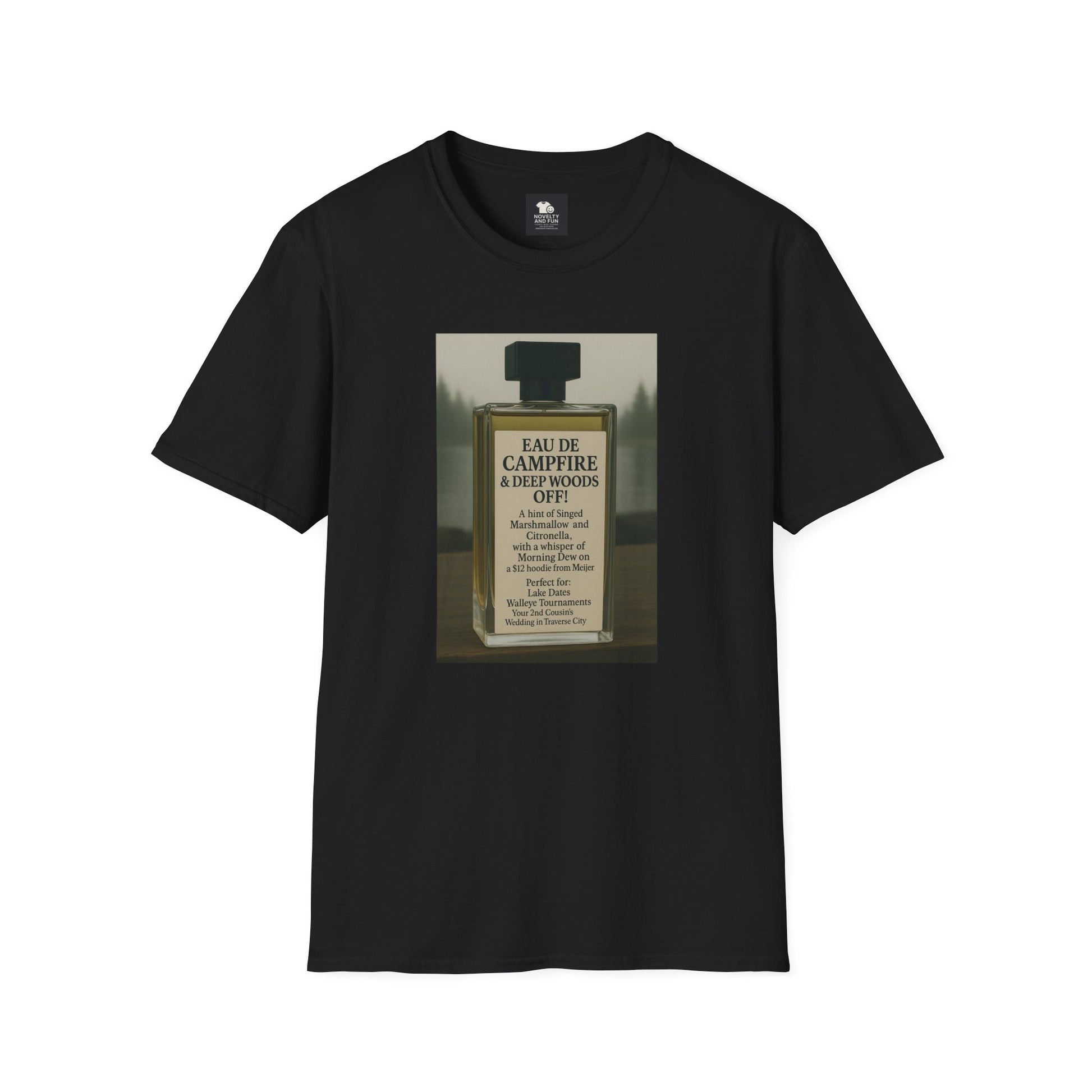 Campfire T-Shirt - Fun Michigan Camping Scent Tee