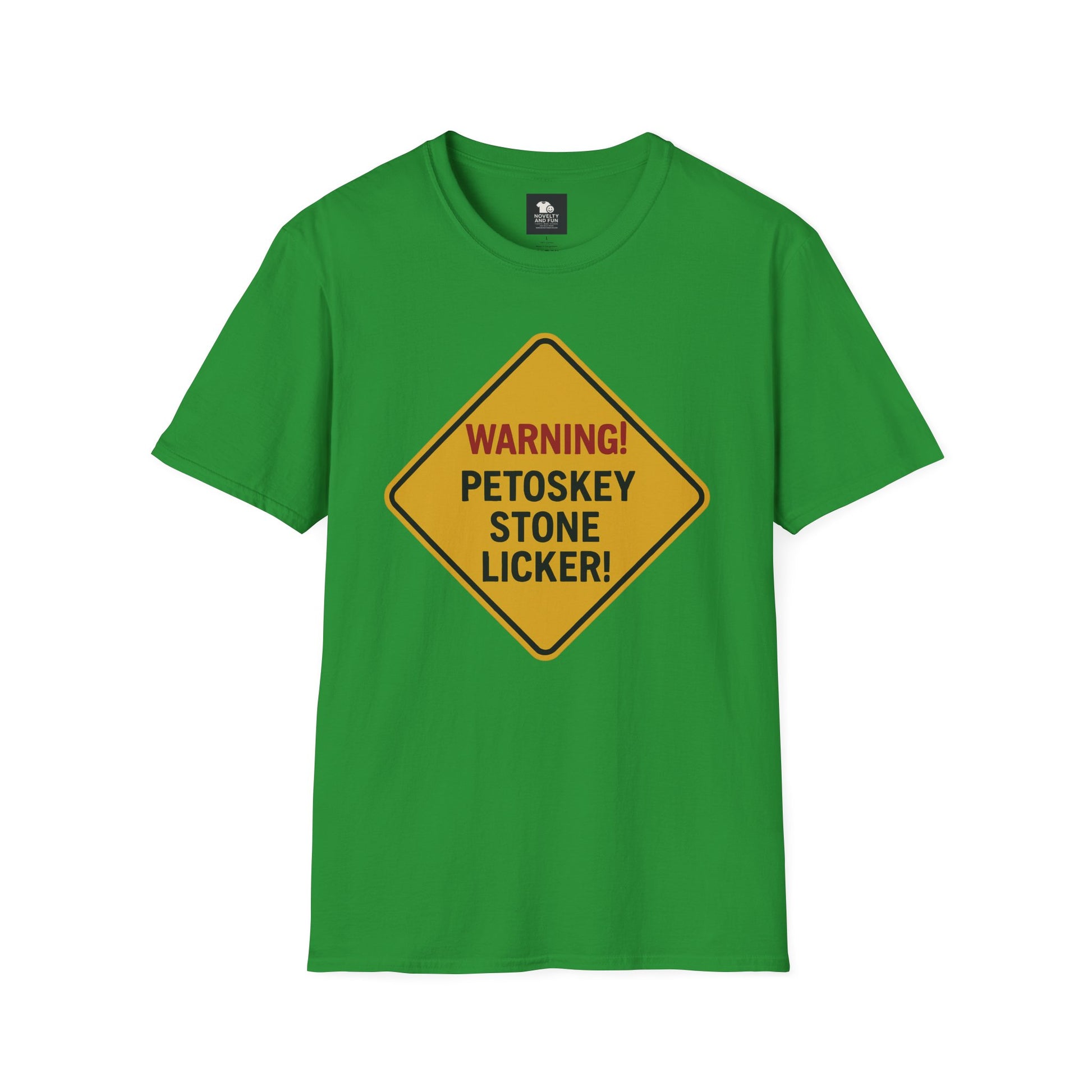 Warning! Contains Petoskey Stone Licker T-Shirt, Funny Gift, Unisex Tee, [...]