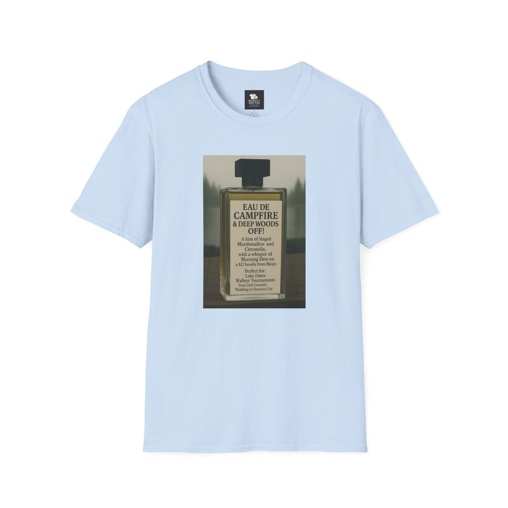 Campfire T-Shirt - Fun Michigan Camping Scent Tee