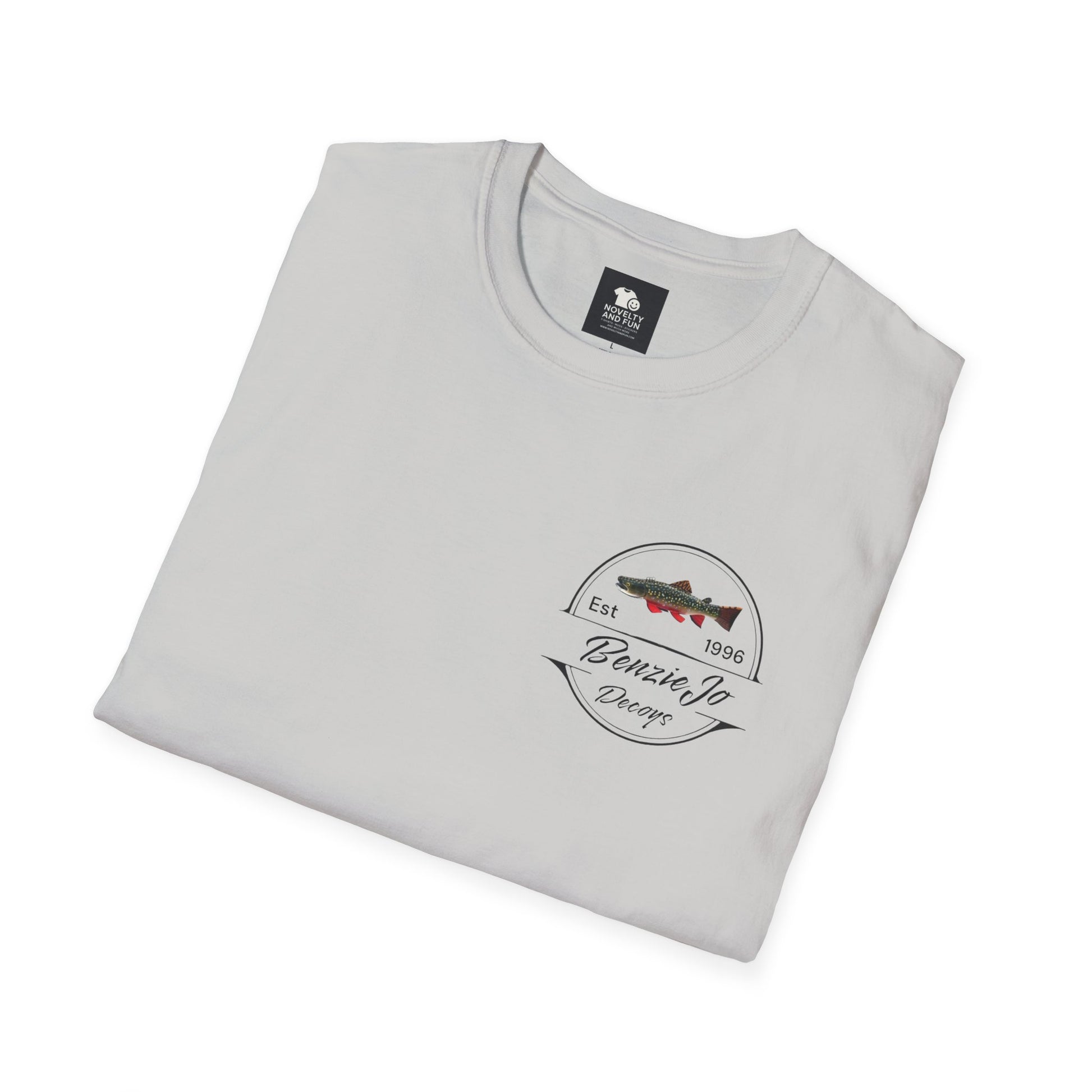 Front and Back Michigan BenzieJo Fish Decoys T-Shirt