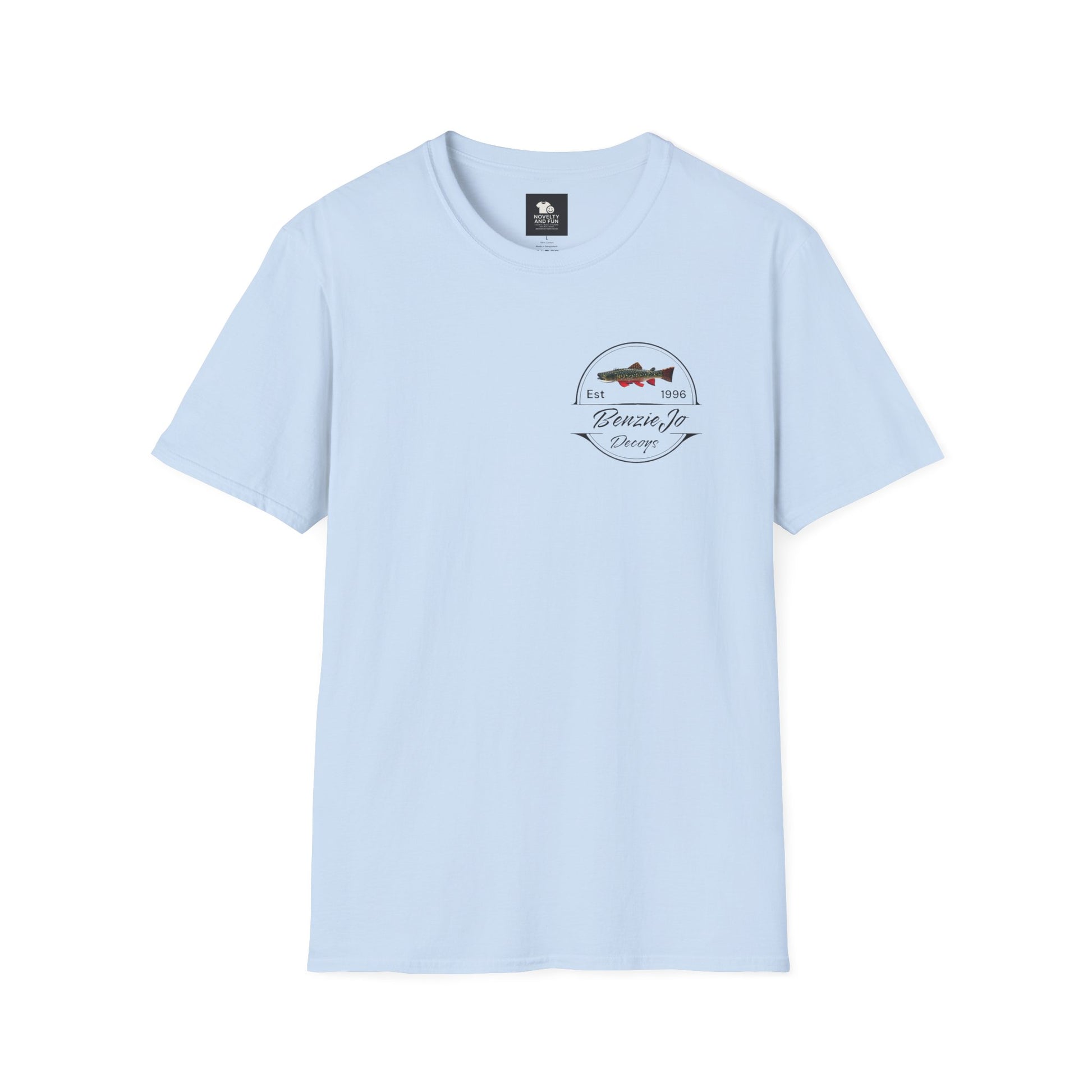 Front and Back Michigan BenzieJo Fish Decoys T-Shirt