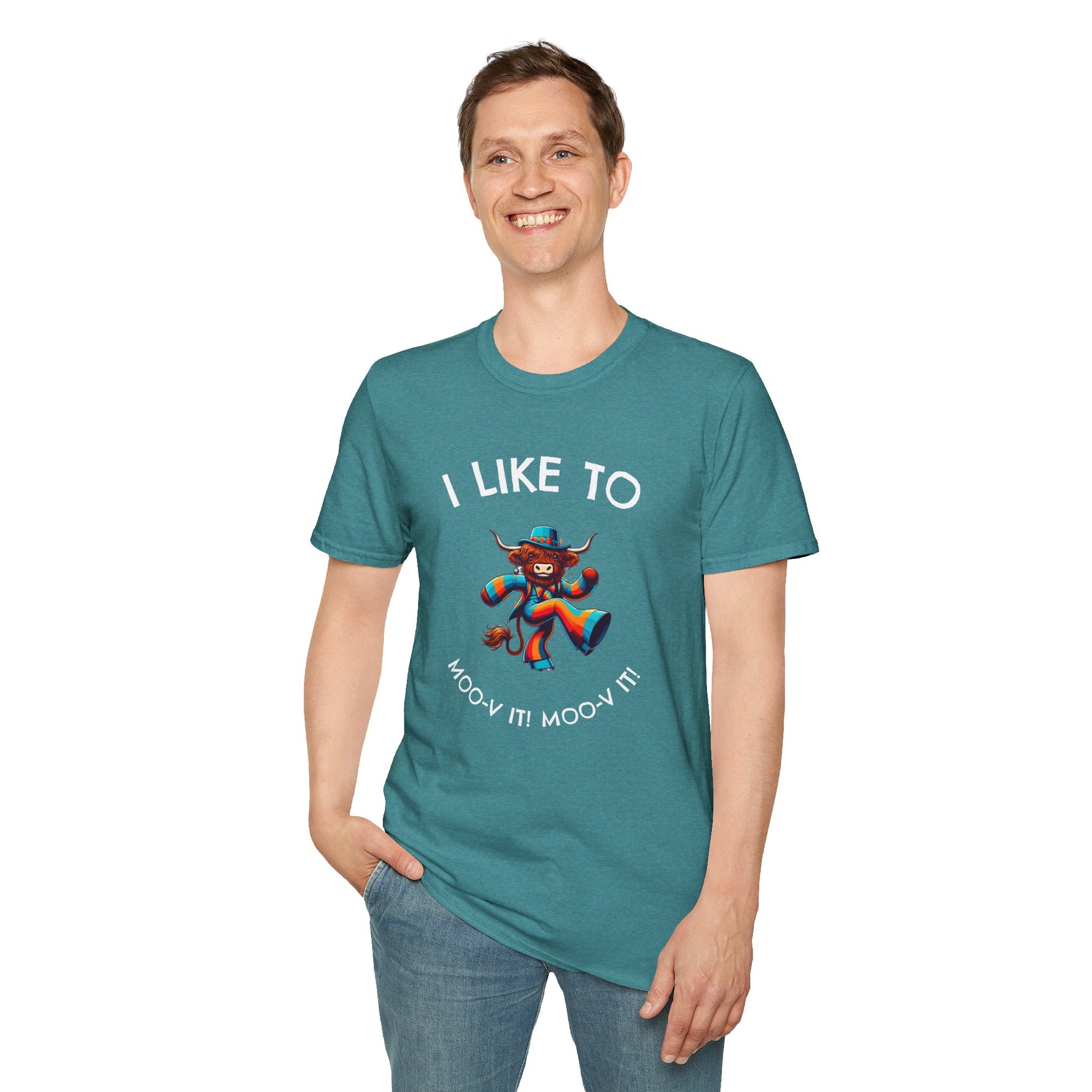 Colorful Highland Cow T-Shirt