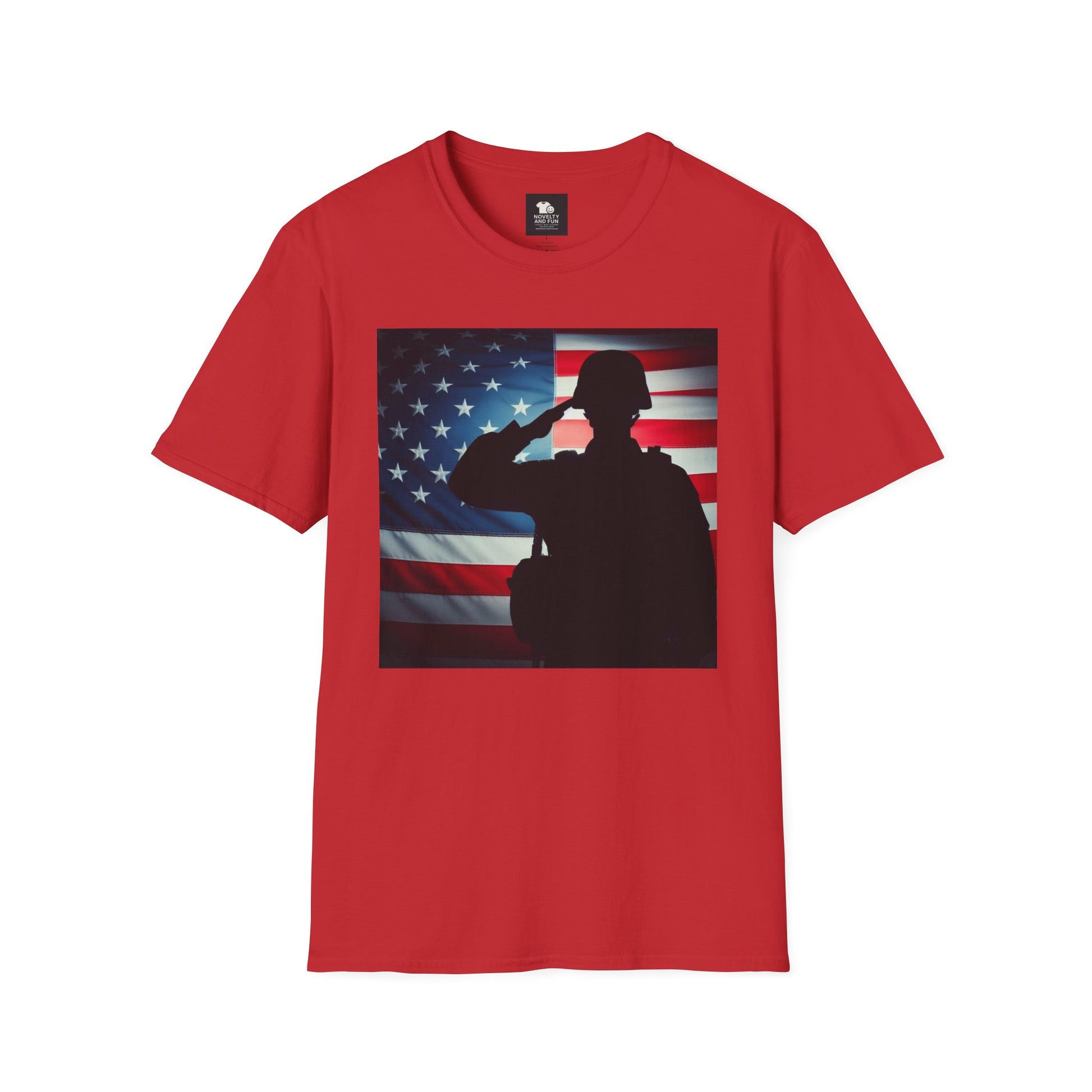 Salute to Service Unisex T-Shirt, Military Tribute Shirt, Patriotic Tee, Veteran Appreciation Gift, 4th of July Outfit, Americana Apparel